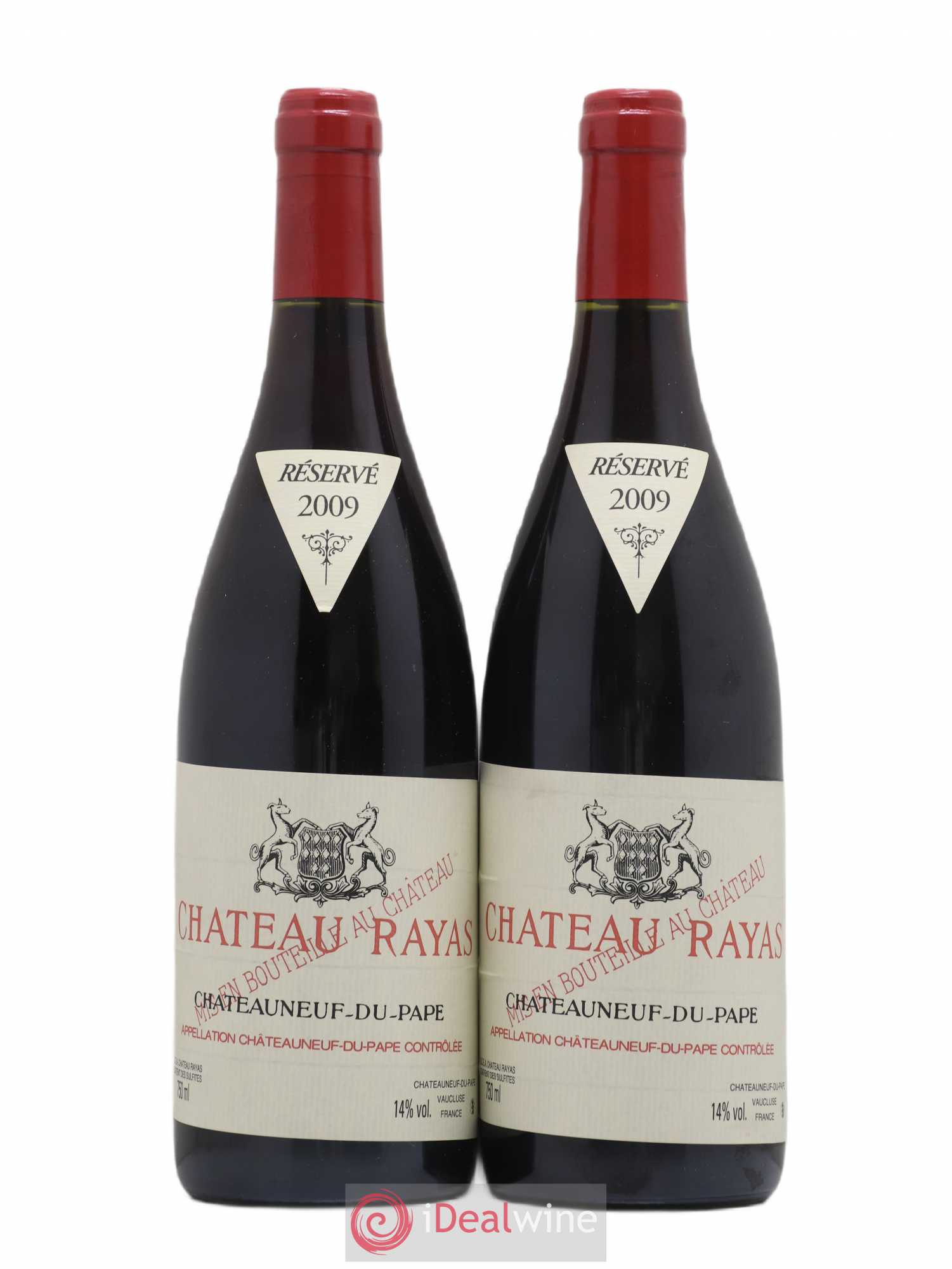 Châteauneuf-du-Pape Château Rayas Emmanuel Reynaud 2009 - Lot de 2 bouteilles - 0