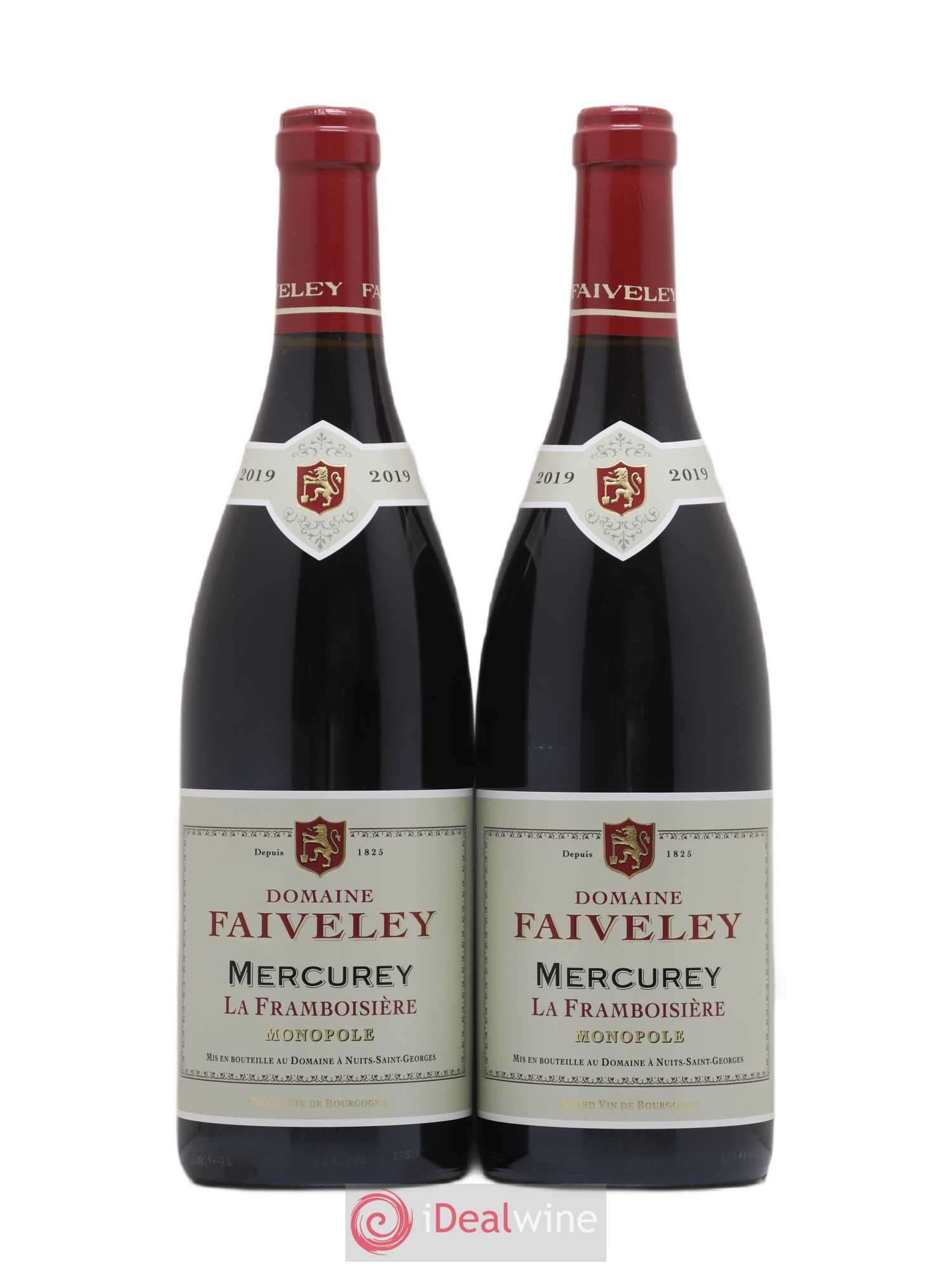 Mercurey Domaine de la Framboisière Faiveley 2019 - Lot de 2 bouteilles - 0