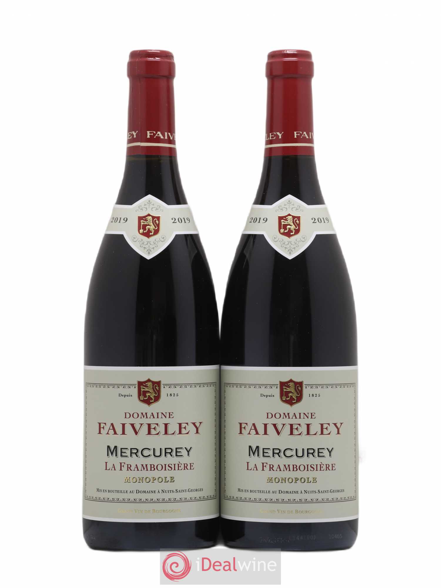 Mercurey Domaine de la Framboisière Faiveley 2019 - Lot de 2 bouteilles - 0