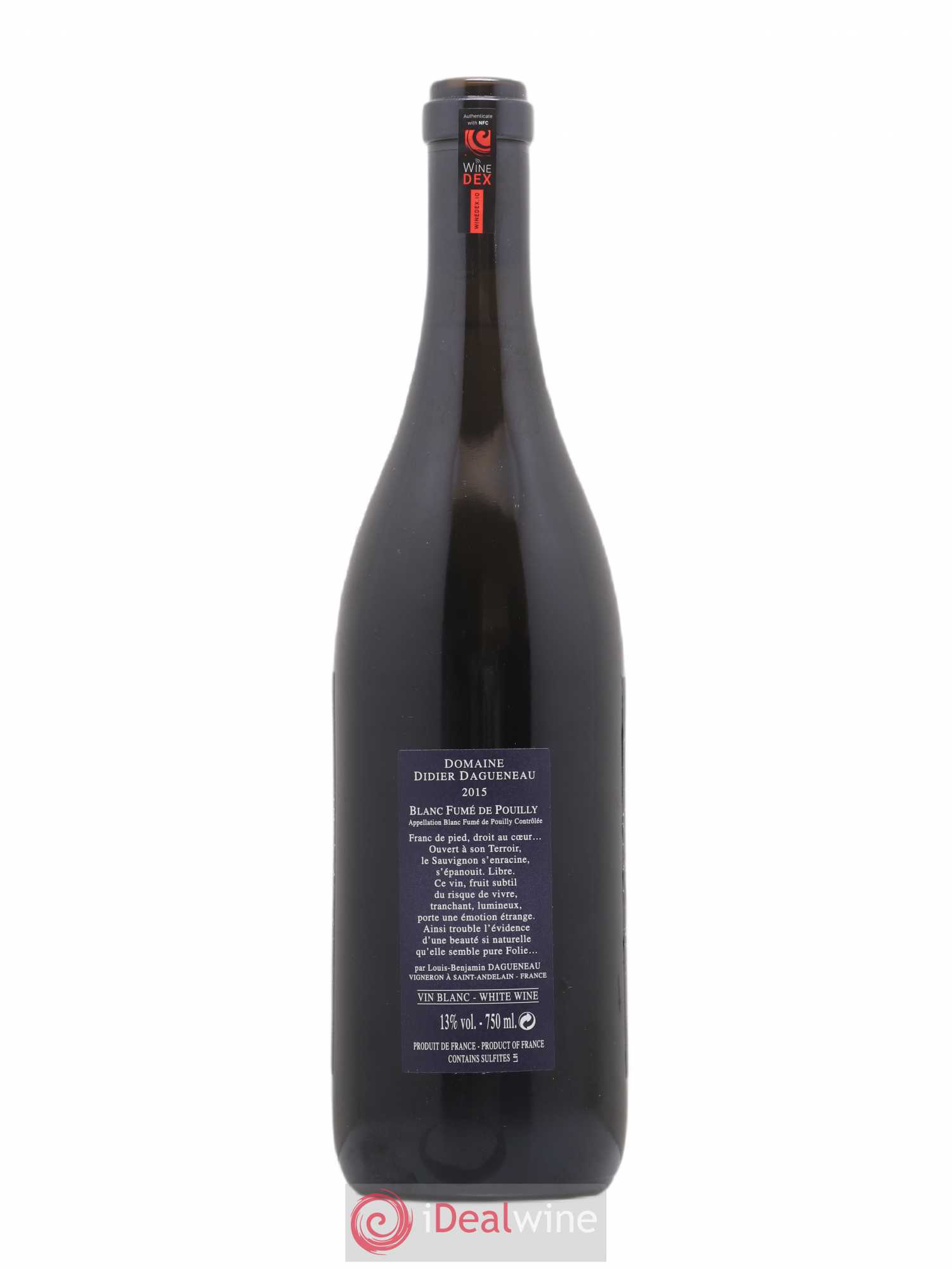 Pouilly-Fumé Astéroïde Dagueneau 2015 - Lot de 1 bouteille - 1