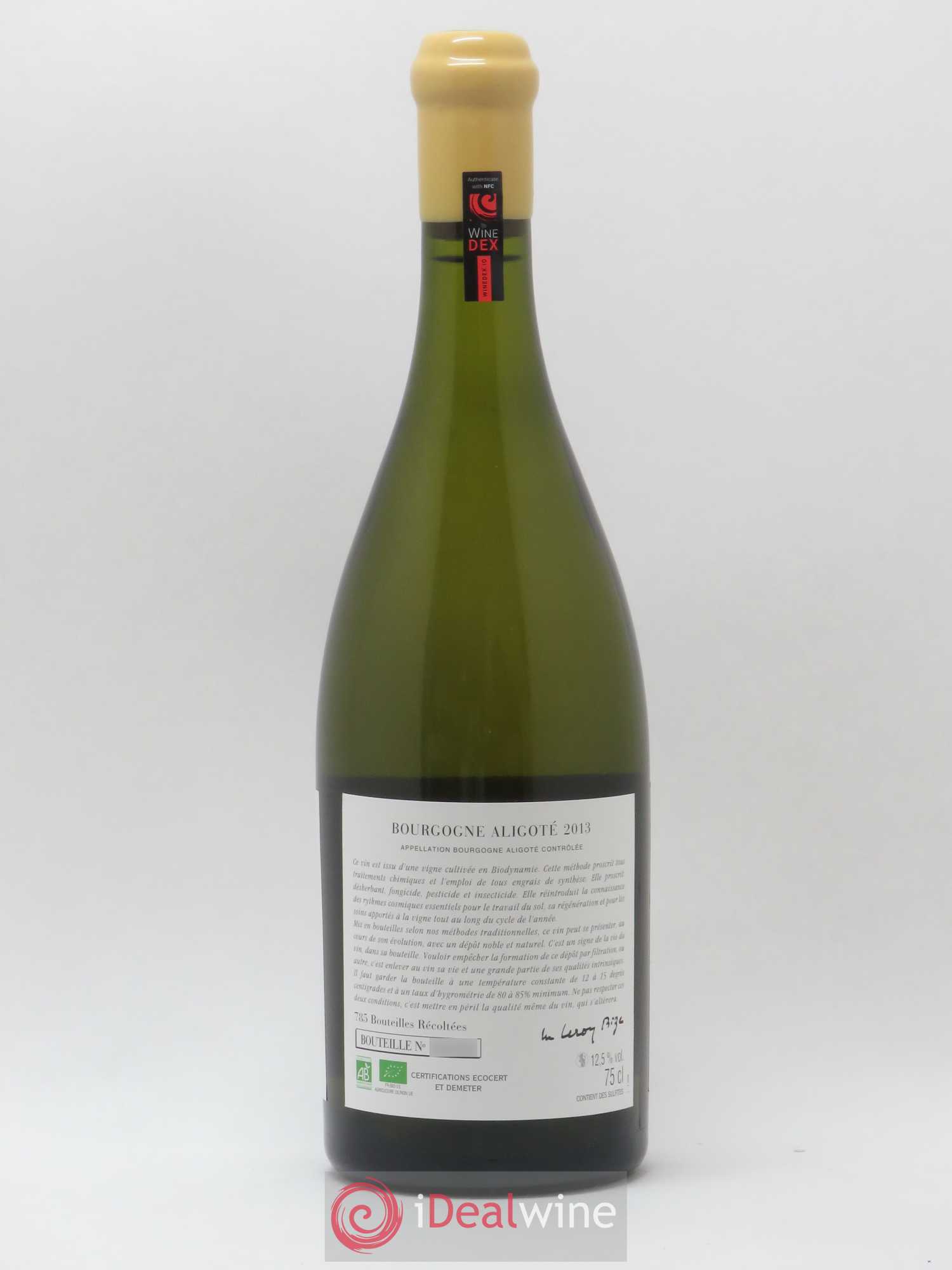 Bourgogne Aligoté Sous Chatelet d'Auvenay (Domaine) 2013 - Lot de 1 bouteille - 1