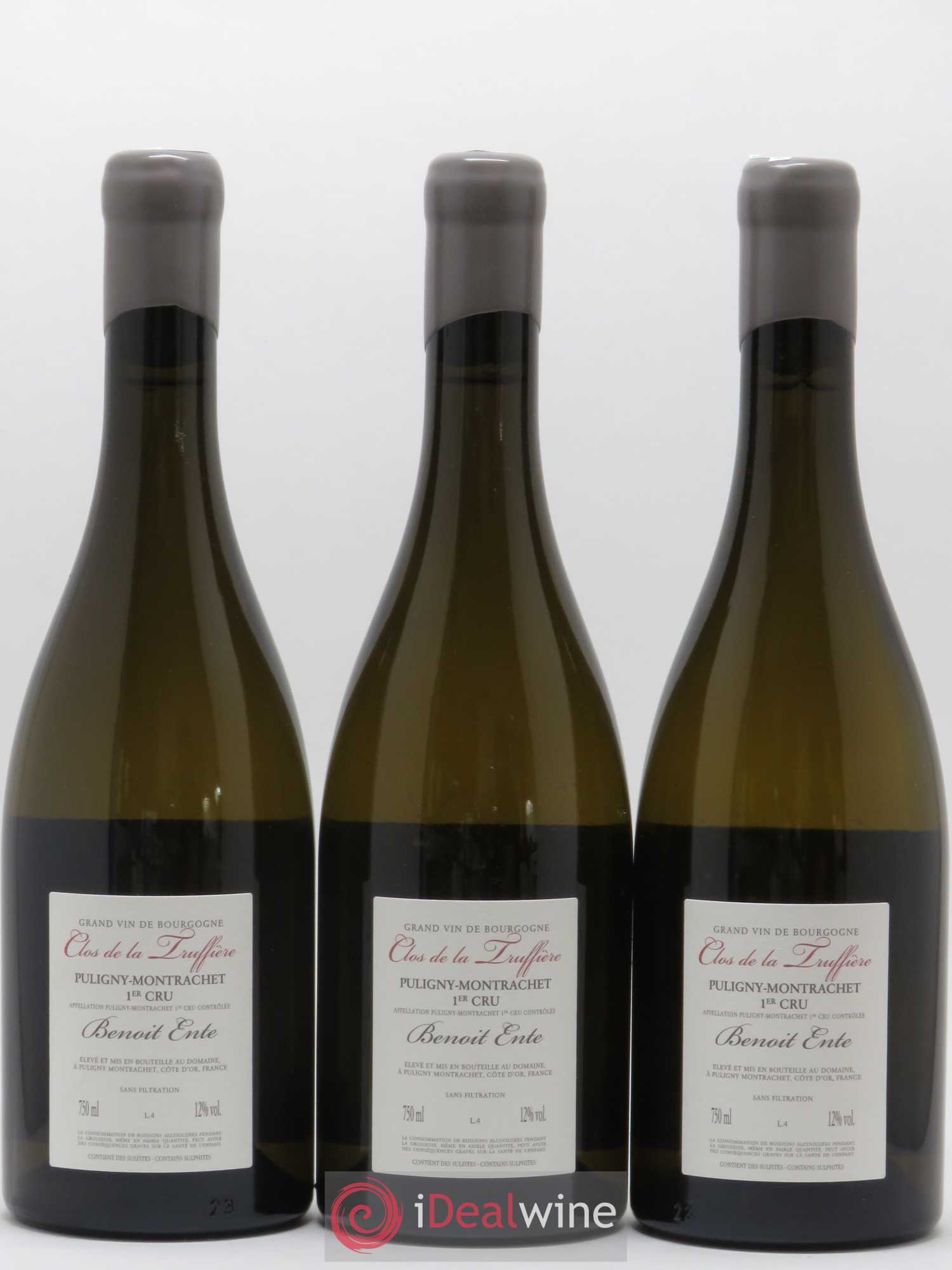 Puligny-Montrachet 1er Cru Clos de la Truffière Benoit Ente 2014 - Lot de 3 bouteilles - 1