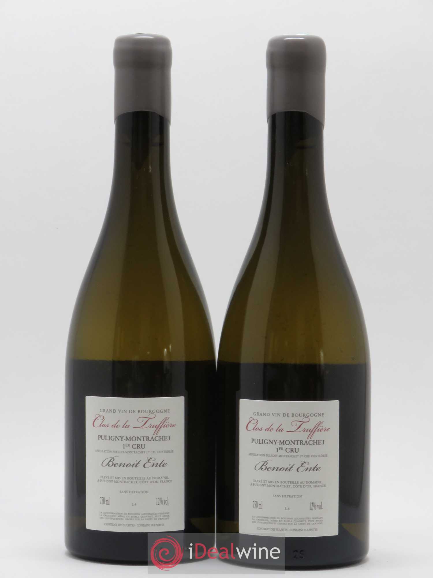 Puligny-Montrachet 1er Cru Clos de la Truffière Benoit Ente 2014 - Lot de 2 bouteilles - 1