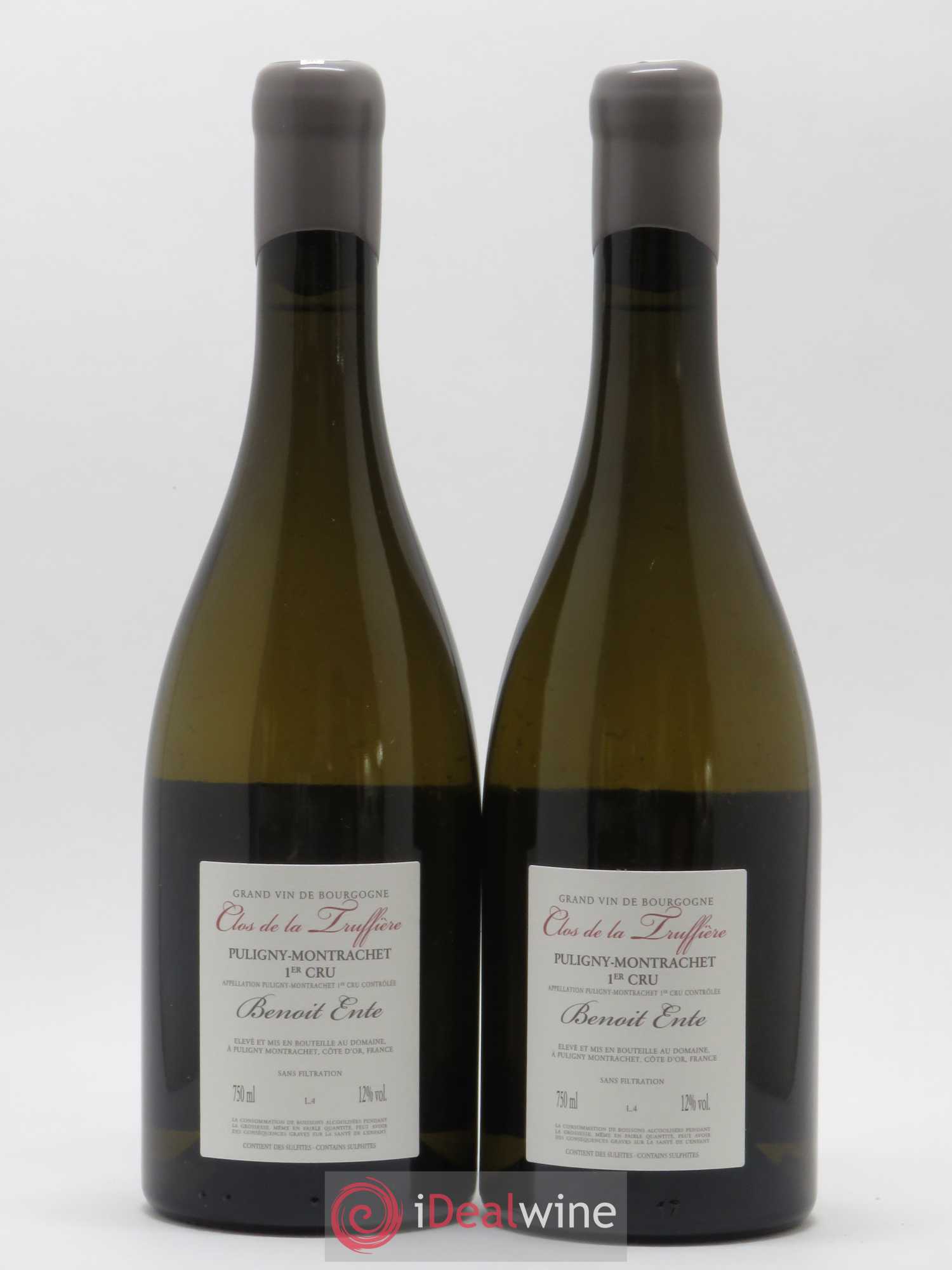 Puligny-Montrachet 1er Cru Clos de la Truffière Benoit Ente 2014 - Lot de 2 bouteilles - 1