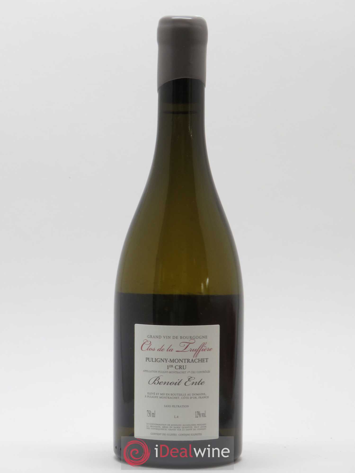 Puligny-Montrachet 1er Cru Clos de la Truffière Benoit Ente 2014 - Lot de 1 bouteille - 1