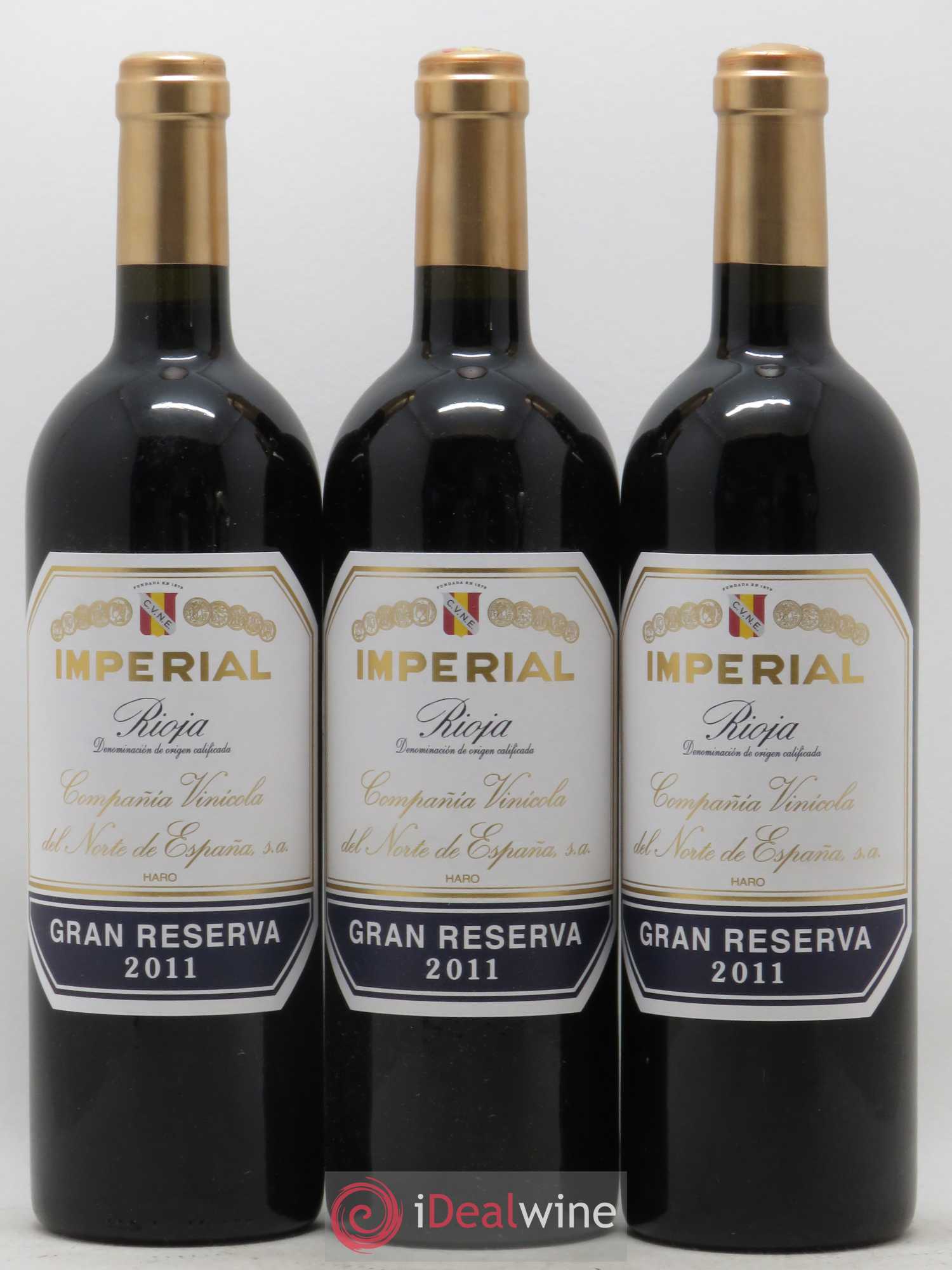 Rioja DOCG Imperial Gran Reserva  Compania Vinicola del Norte de Espana 2011 - Lot de 6 bouteilles - 1
