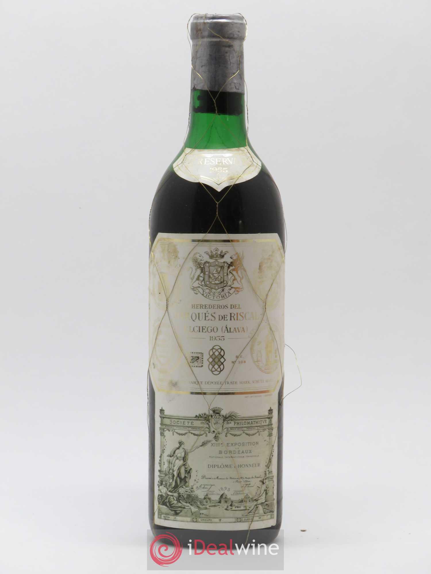 Rioja DOCA Reserva Marqués de Riscal 1955 - Lot de 1 bouteille - 0