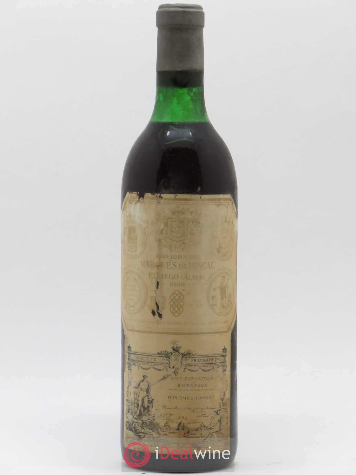 Rioja DOCA Reserva Marqués de Riscal 1968 - Lotto di 1 bottiglia - 0