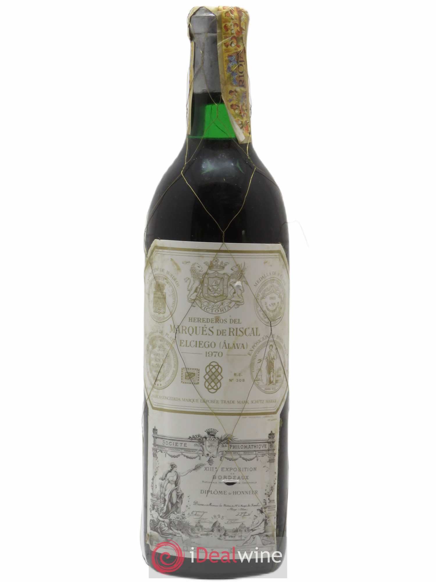 Rioja DOCA Reserva Marqués de Riscal 1970 - Lot of 1 bottle - 0