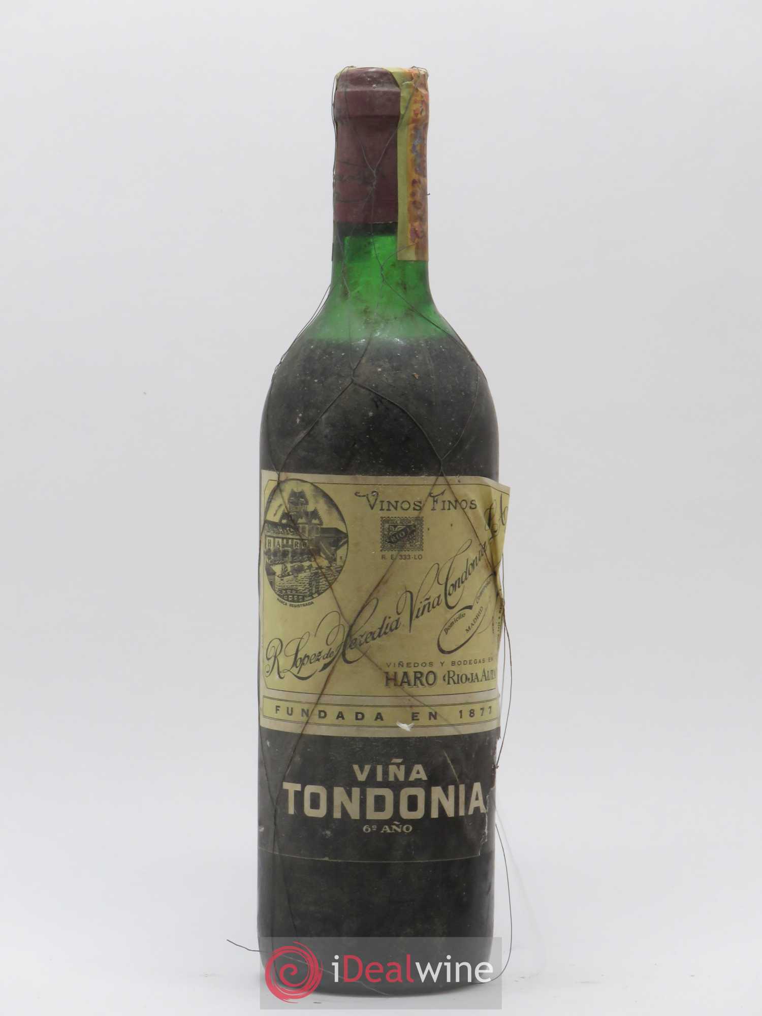 Rioja 6 Ano Vina Tondonia R. Lopez de Heredia - Posten von 1 Flasche - 0