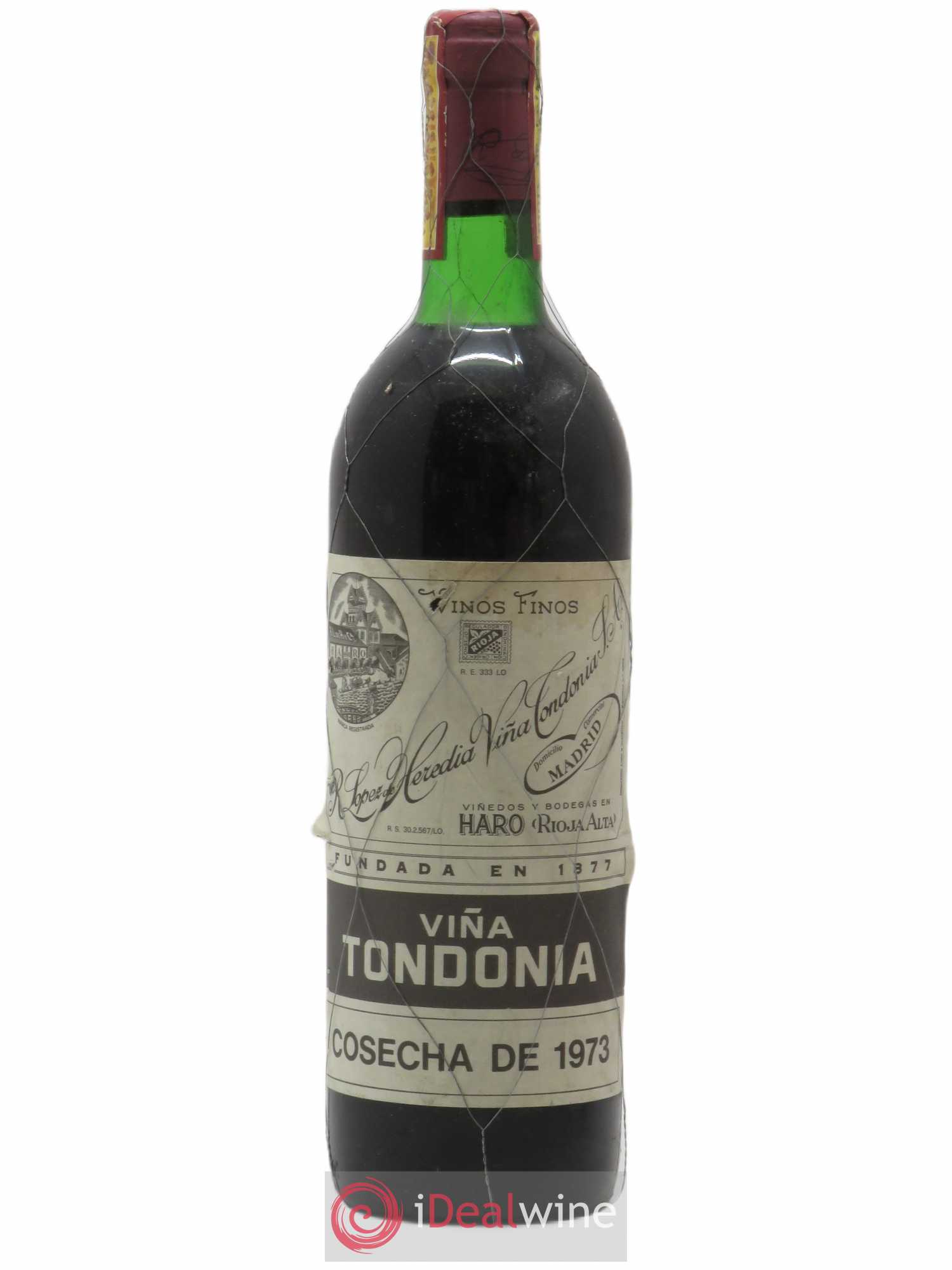 Rioja DOCA Reserva Vina Tondonia R. Lopez de Heredia 1973 - Posten von 1 Flasche - 0