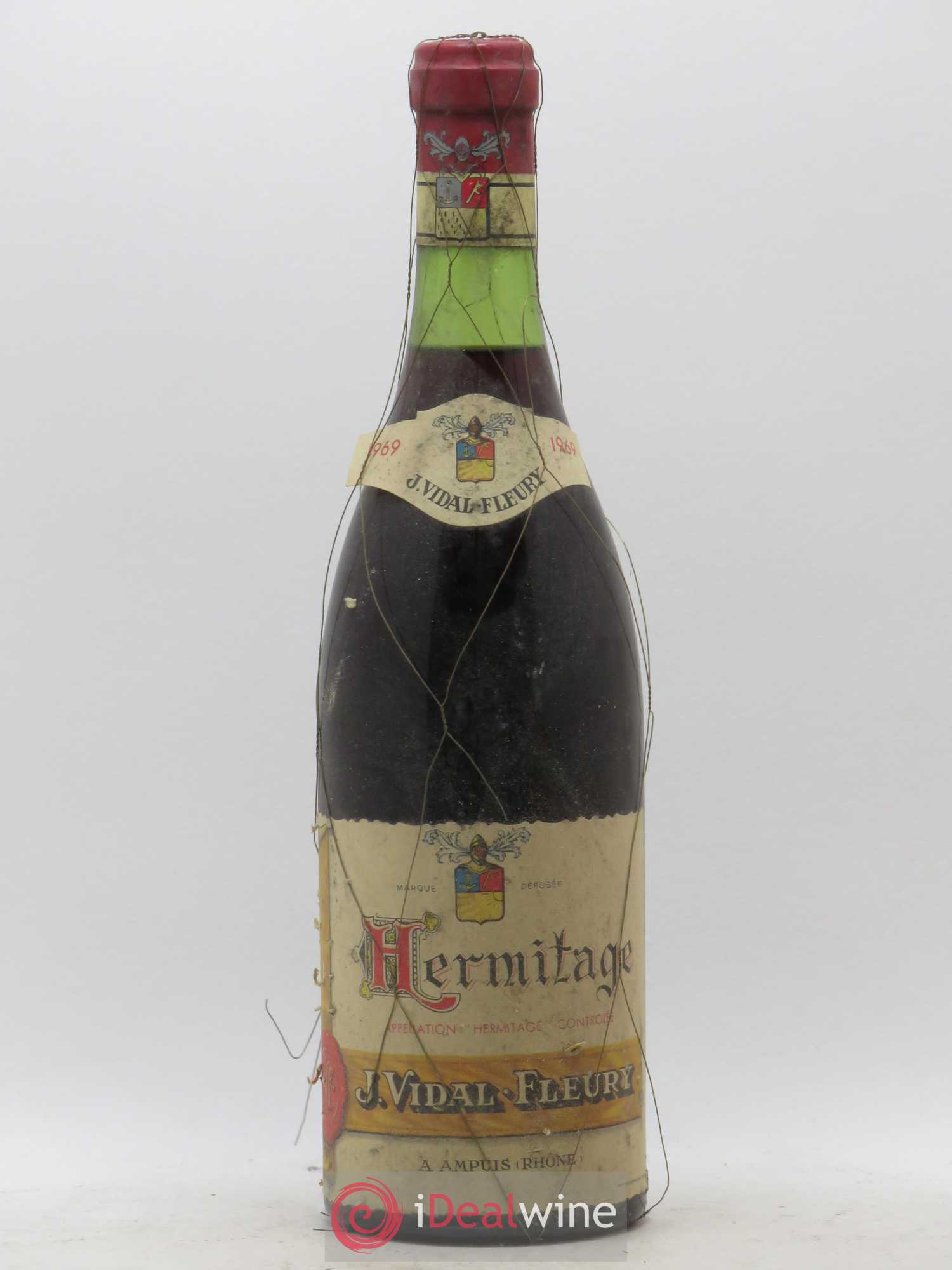 Hermitage Vidal Fleury 1969 - Lot de 1 bouteille - 0