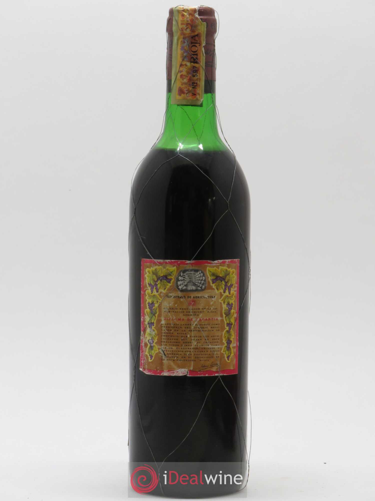Rioja Gran Reserva Vina Tondonia R. Lopez de Heredia 1964 - Posten von 1 Flasche - 1