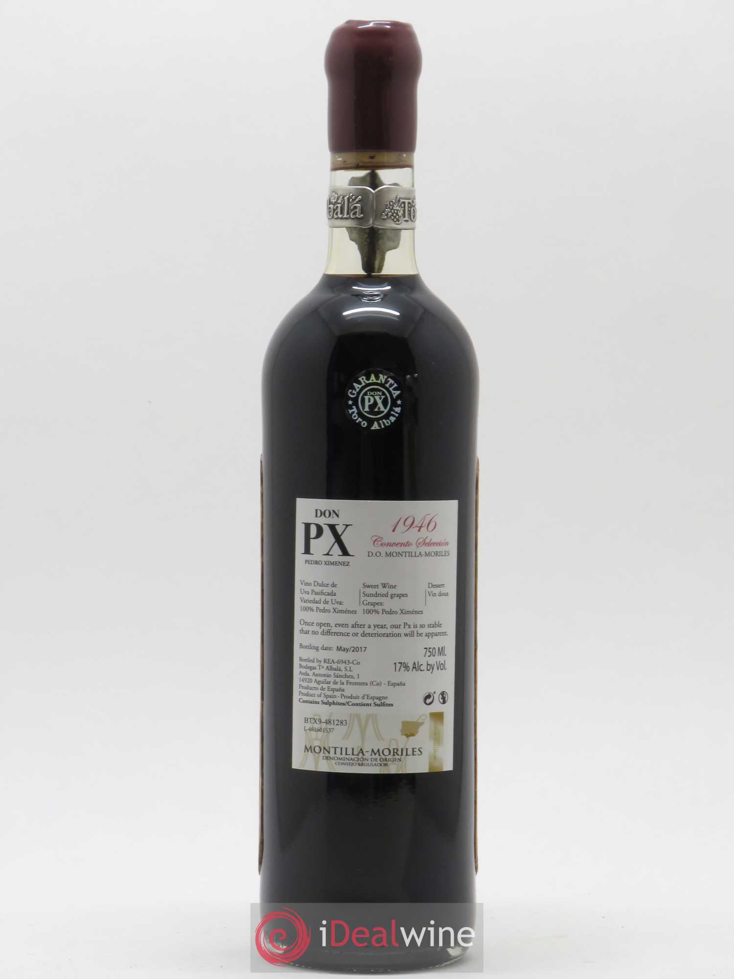 Montilla Moriles Don PX Pedro Ximenez Bodega Albala 1946 - Lot de 1 bouteille - 1