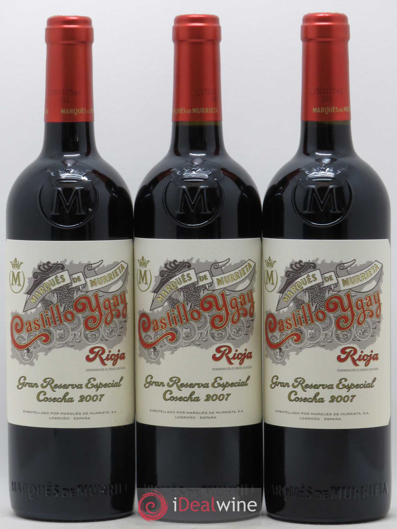 Rioja DOCA Castillo Ygay Reserva Especial Marqués de Murrieta 2007 - Lot de 6 bouteilles - 2
