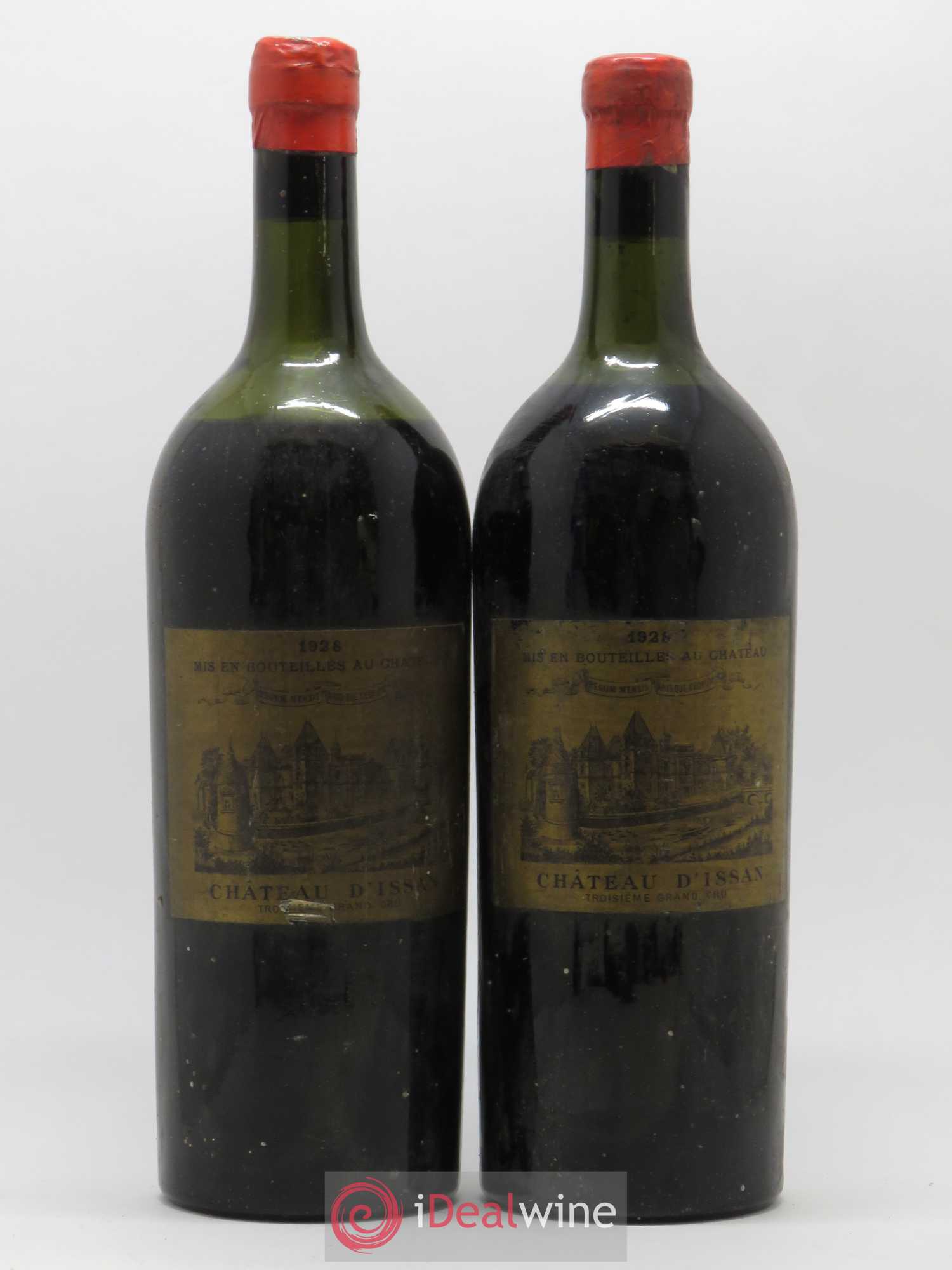 Château d'Issan 3ème Grand Cru Classé 1928 - Lot de 2 magnums - 0