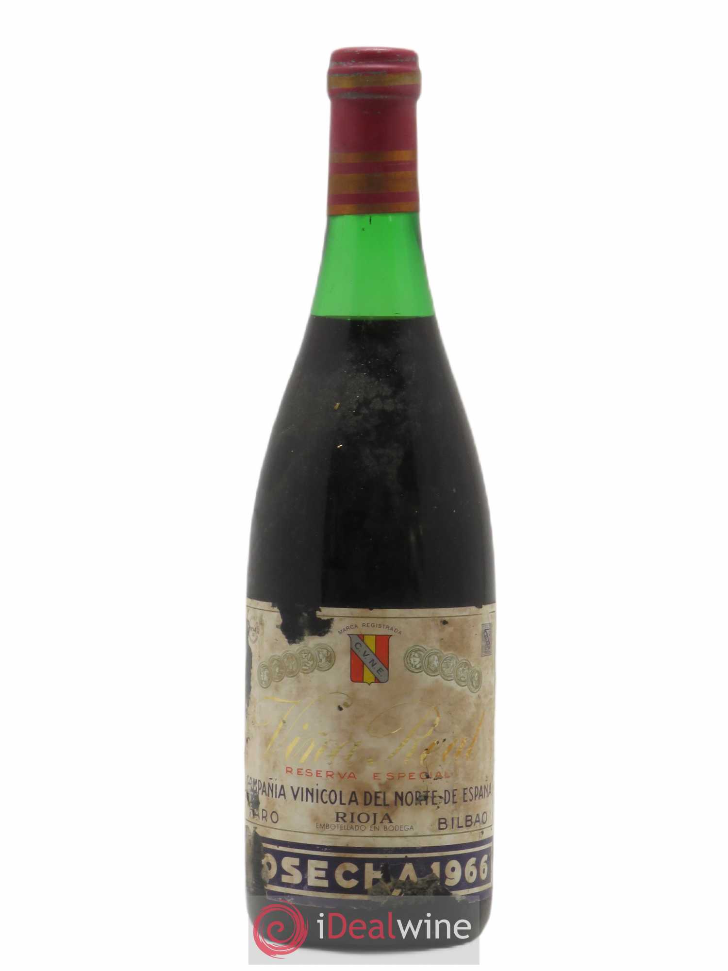 Rioja Vina Real Reserva Especial Compania Vinicola del Norte de Espana 1966 - Lot de 1 bouteille - 0
