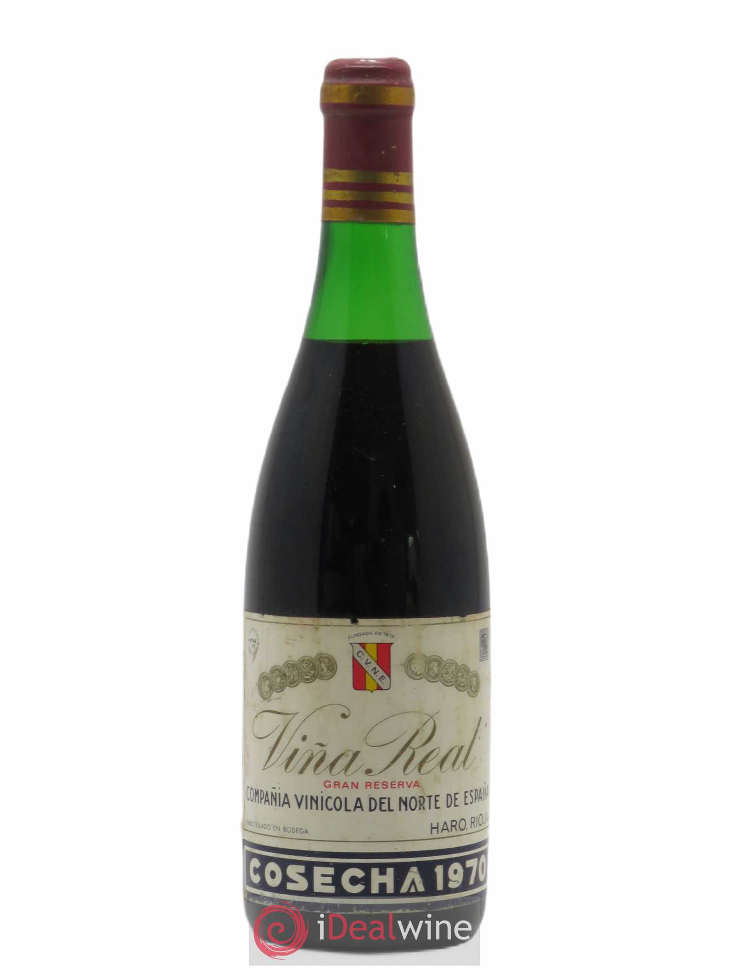 Rioja DOCG Vina Real Gran Reserva Compania Vinicola del Norte de Espana 1970 - Lot de 1 bouteille - 0