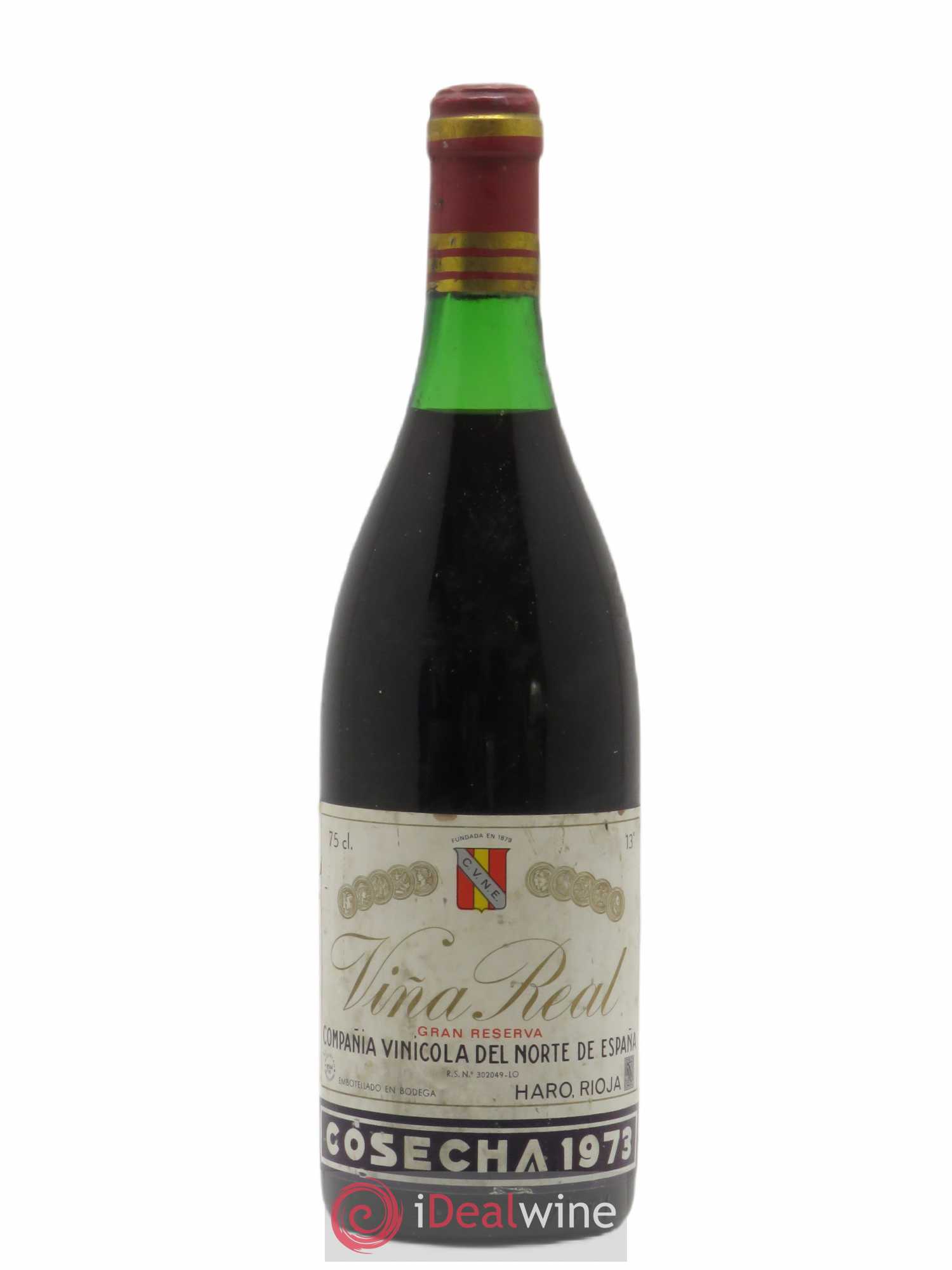 Rioja DOCG Vina Real Gran Reserva Compania Vinicola del Norte de Espana 1973 - Lot de 1 bouteille - 0