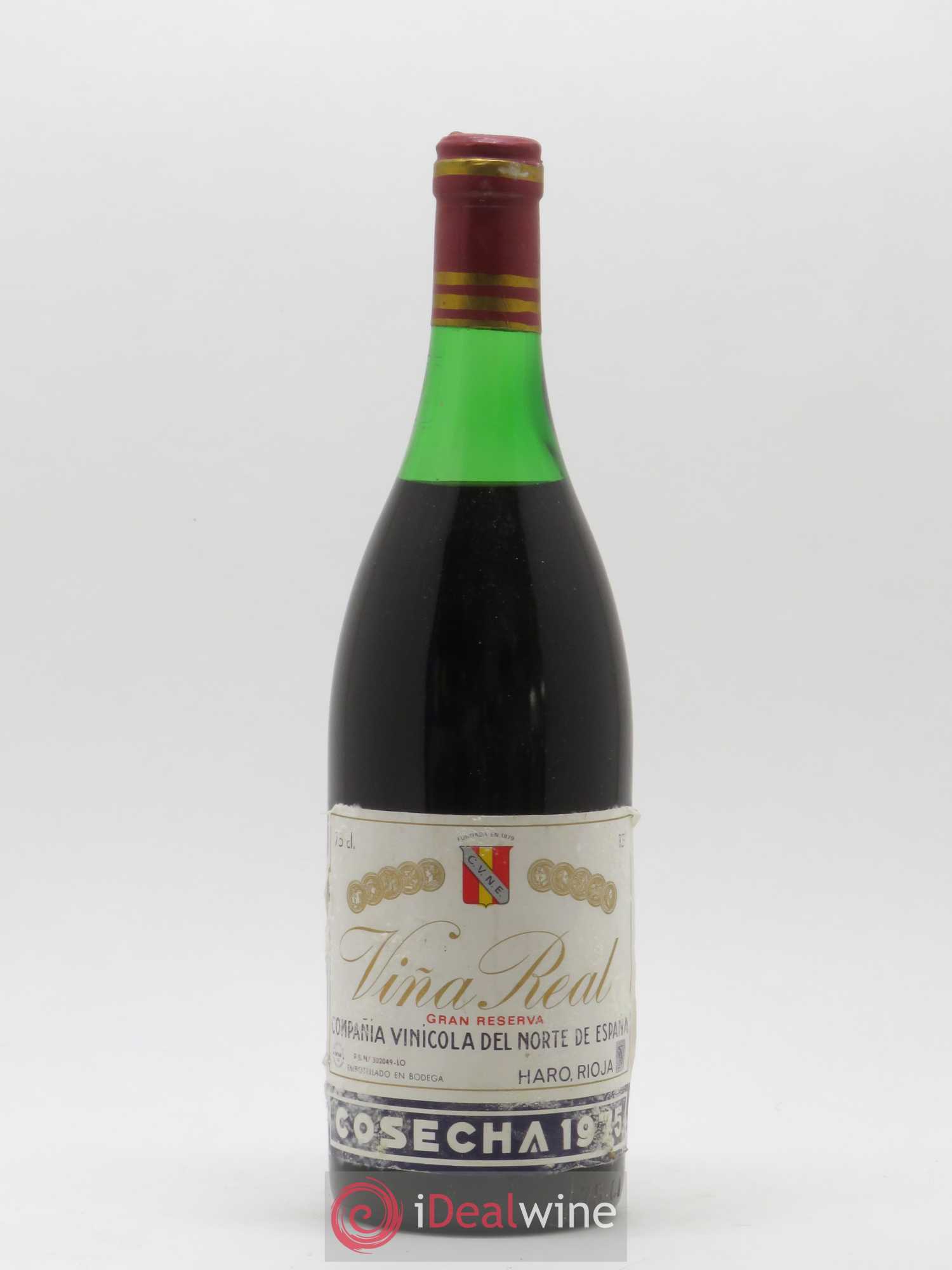 Rioja DOCG Vina Real Gran Reserva Compania Vinicola del Norte de Espana 1975 - Lot de 1 bouteille - 0