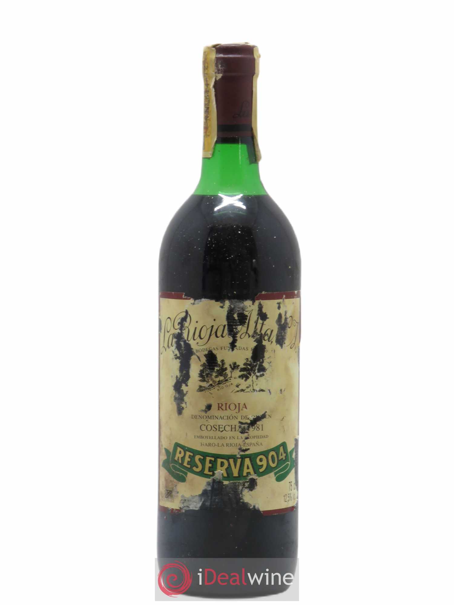 Rioja DOCA Reserva 904 La Rioja Alta 1981 - Lotto di 1 bottiglia - 0