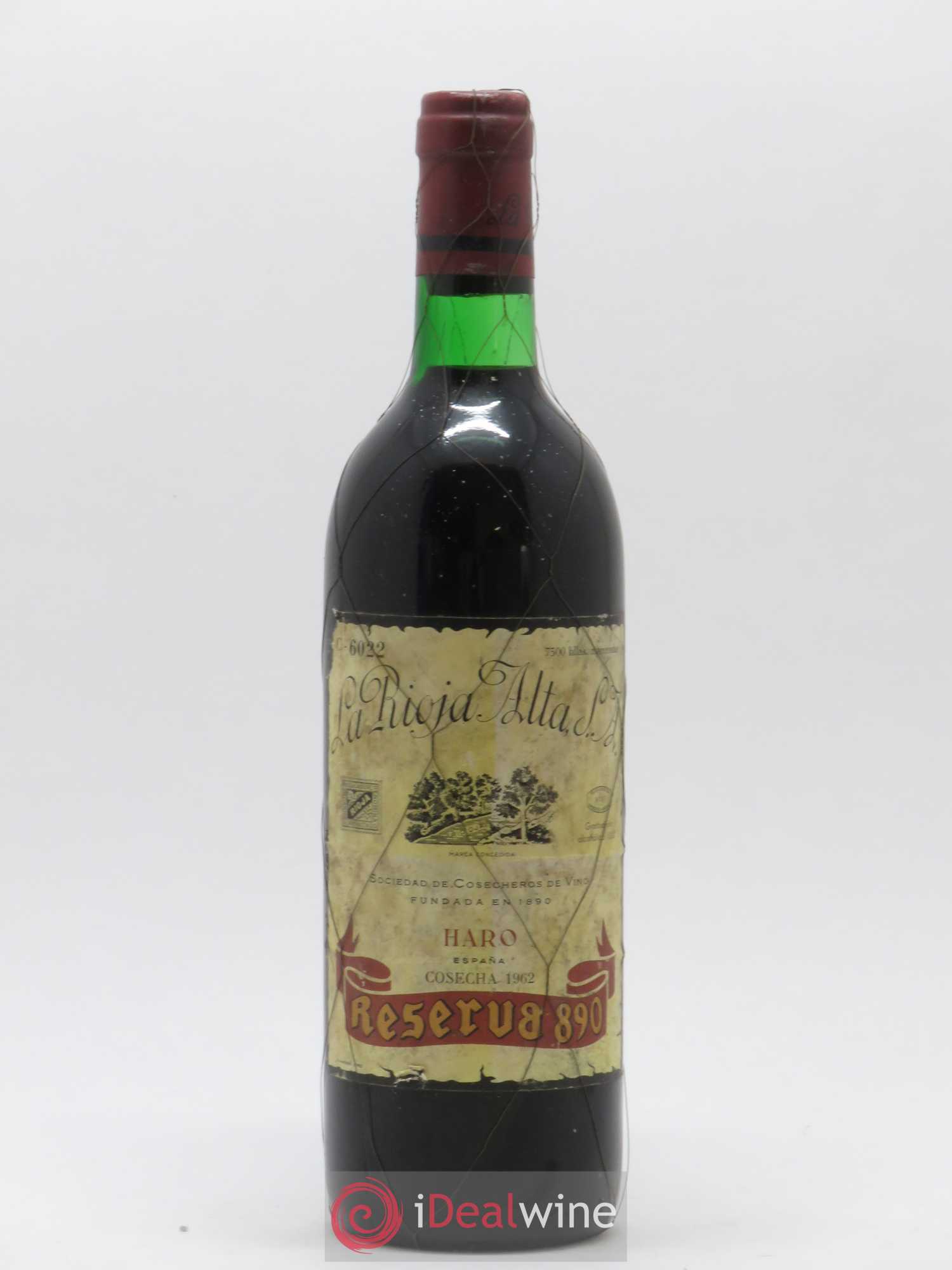 Rioja DOCA La Rioja Alta Reserva 890 1962 - Lot de 1 bouteille - 0