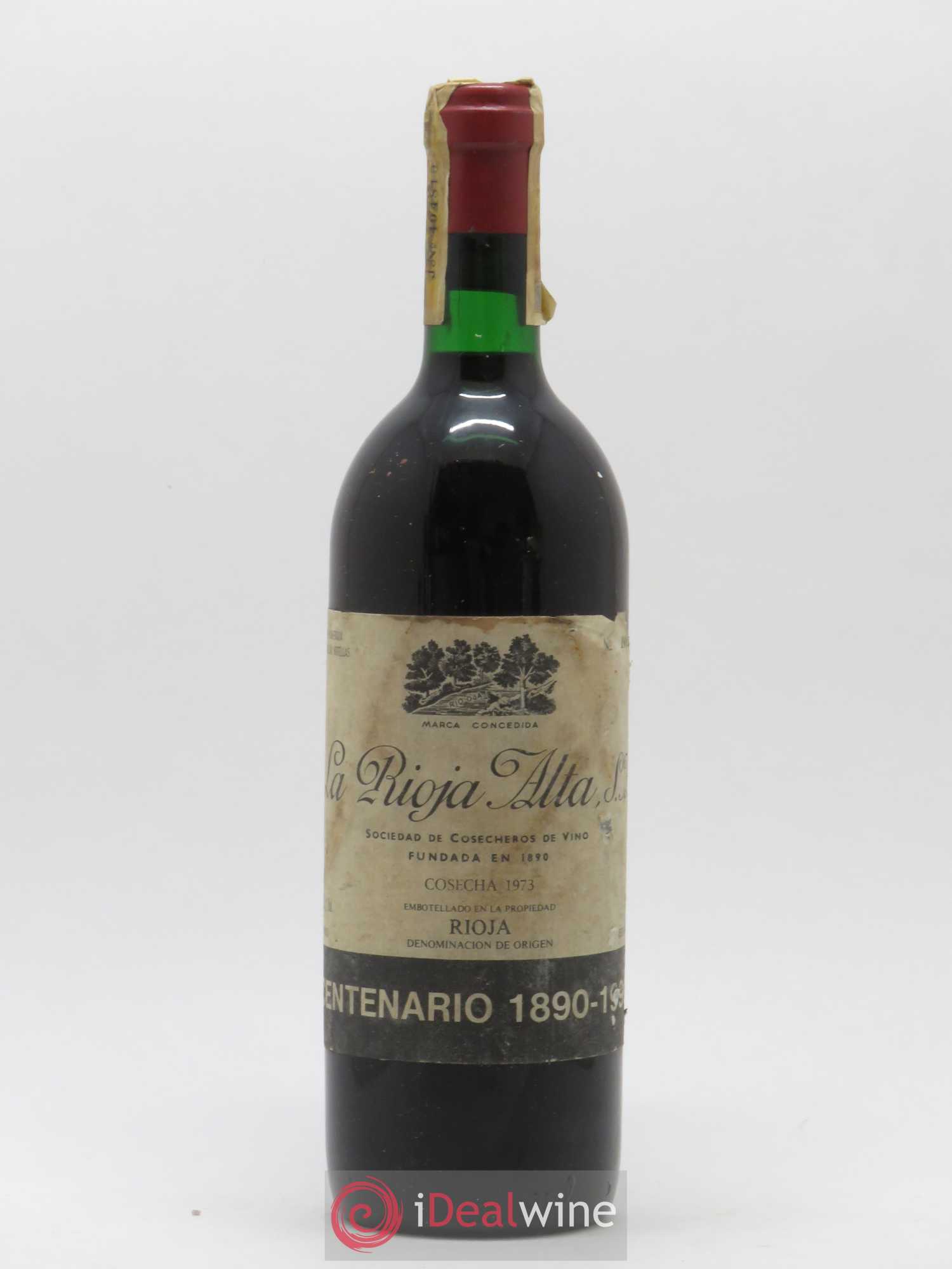 Rioja DOCA Centenario 1890-1990 La Rioja Alta 1973 - Lot de 1 bouteille - 0