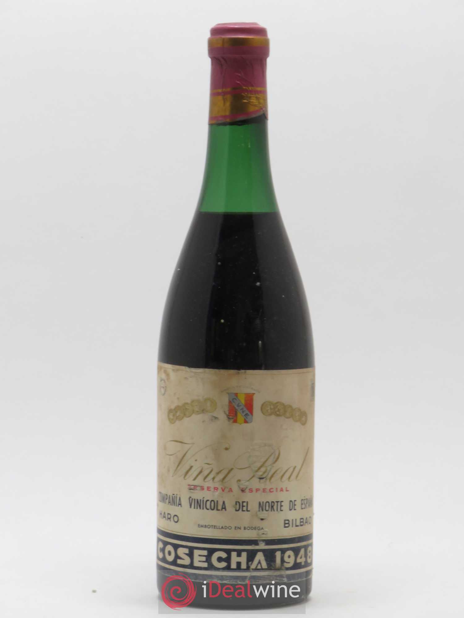 Rioja Vina Real Reserva Especial Compania Vinicola del Norte de Espana 1948 - Lot de 1 bouteille - 0