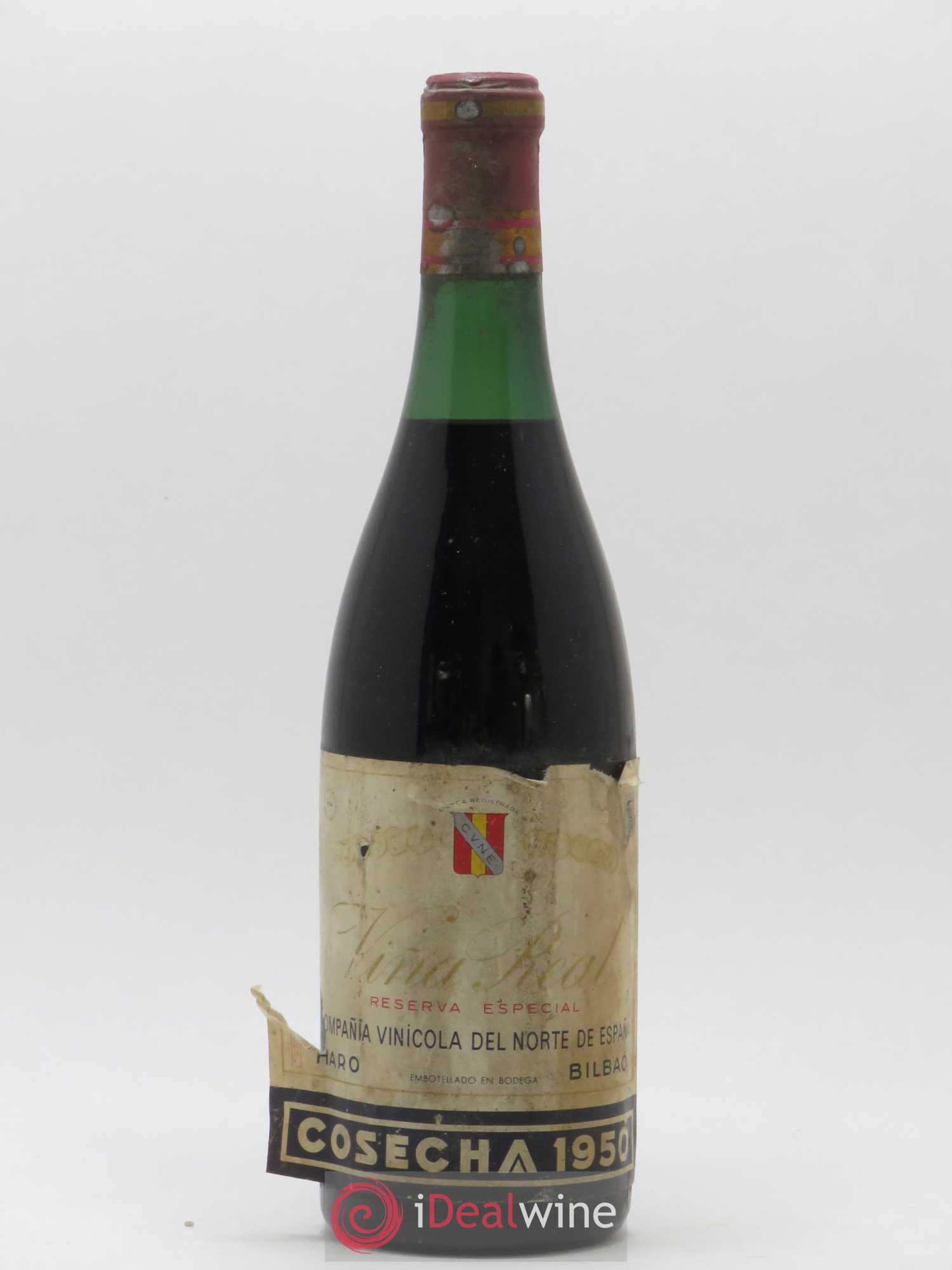 Rioja Vina Real Reserva Especial Compania Vinicola del Norte de Espana 1950 - Lot de 1 bouteille - 0