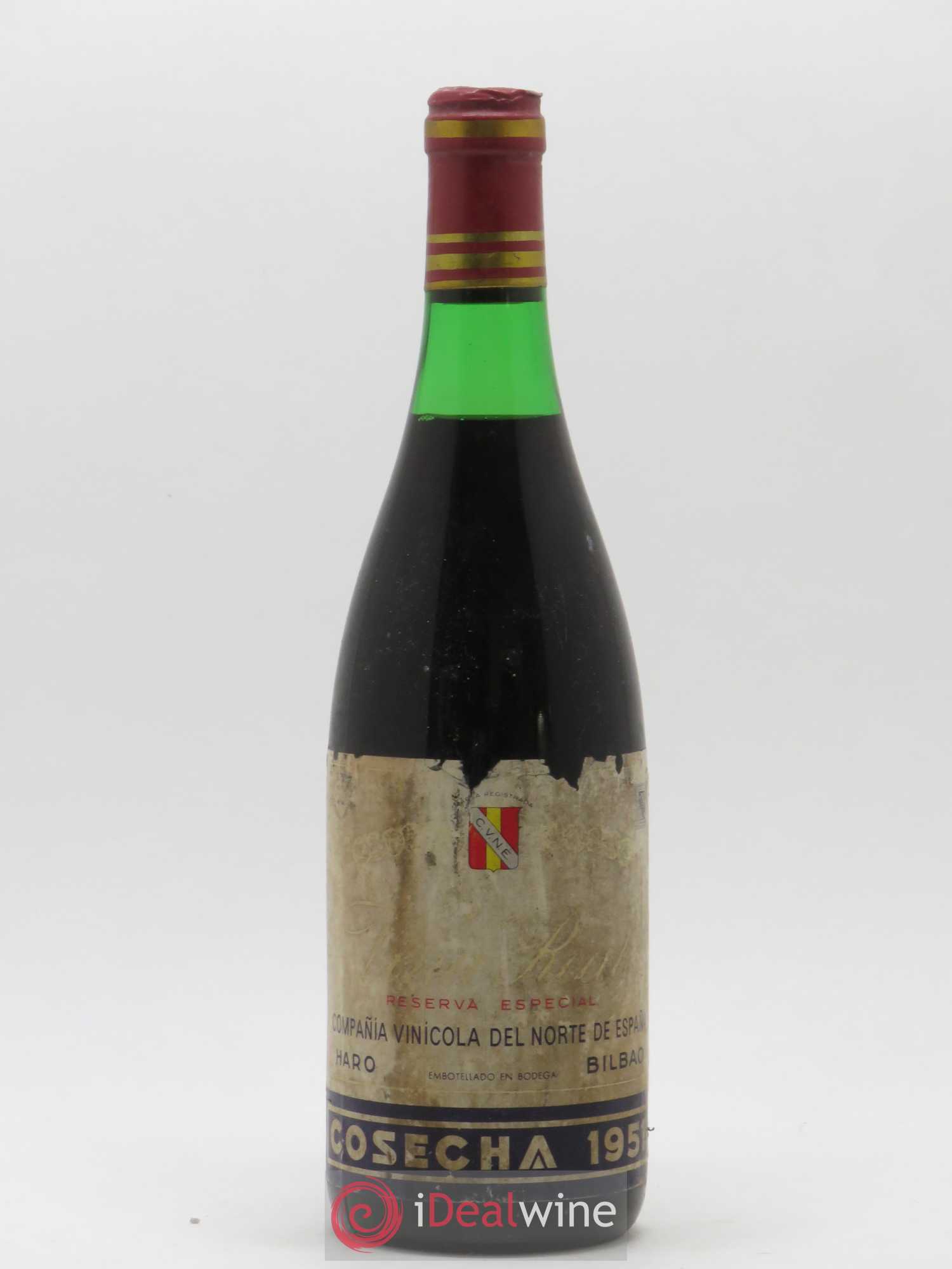 Rioja Vina Real Reserva Especial Compania Vinicola del Norte de Espana 1951 - Lot de 1 bouteille - 0
