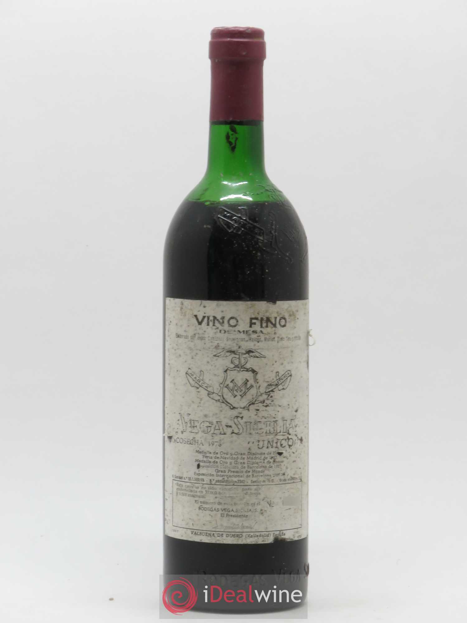 Ribera Del Duero DO Vega Sicilia Unico Famille Alvarez 1976 - Lot de 1 bouteille - 0
