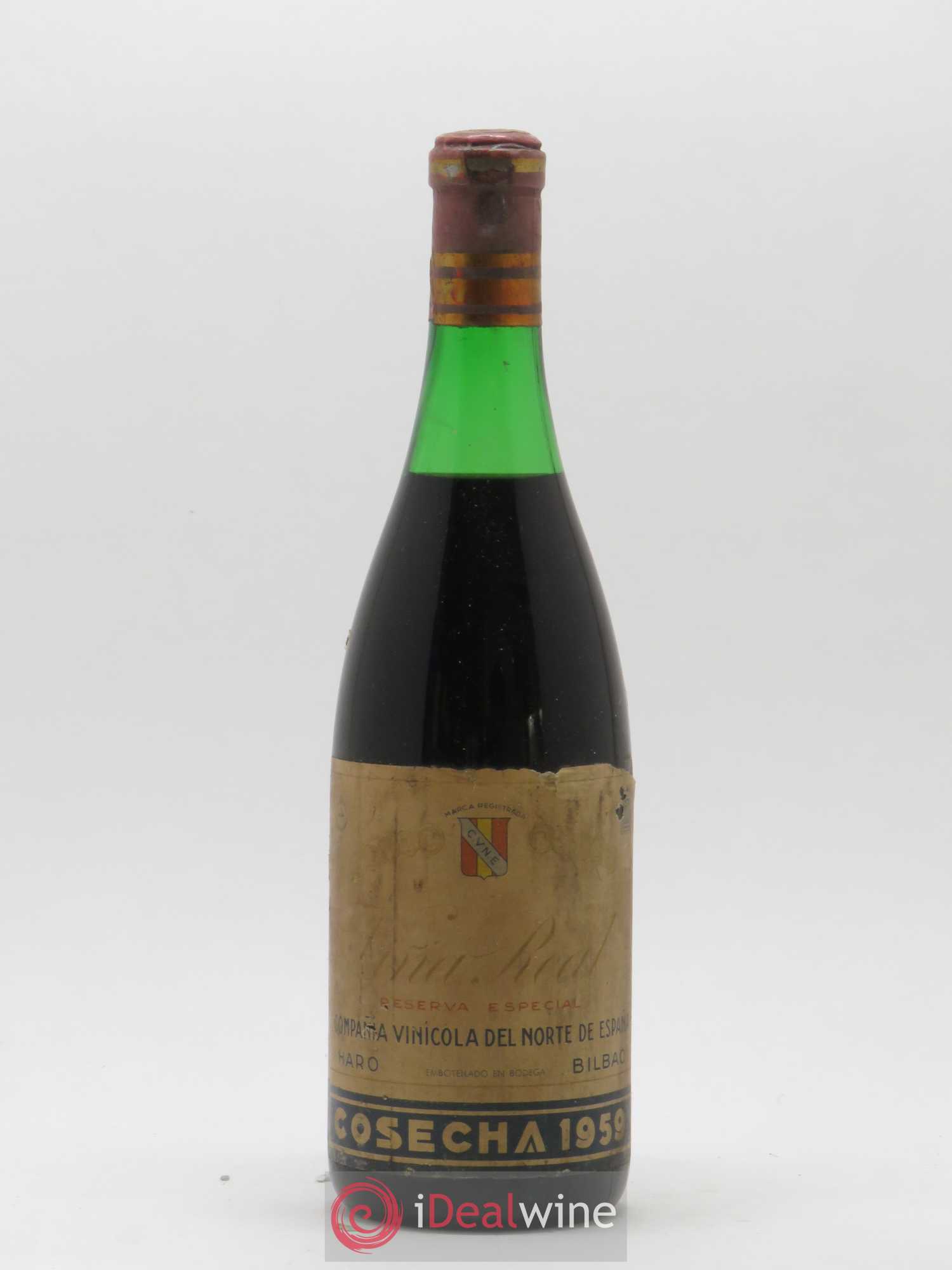 Rioja Vina Real Reserva Especial Compania Vinicola del Norte de Espana 1959 - Lot de 1 bouteille - 0