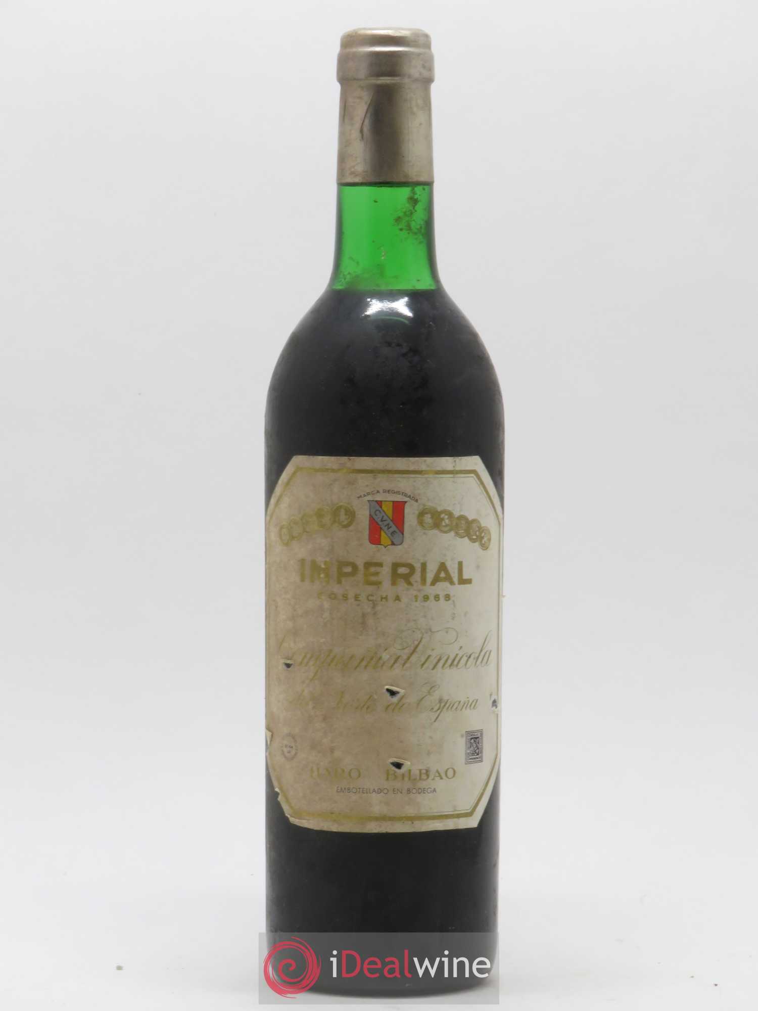 Rioja Imperial Reserva Compania Vinicola del Norte de Espana 1968 - Lot de 1 bouteille - 0