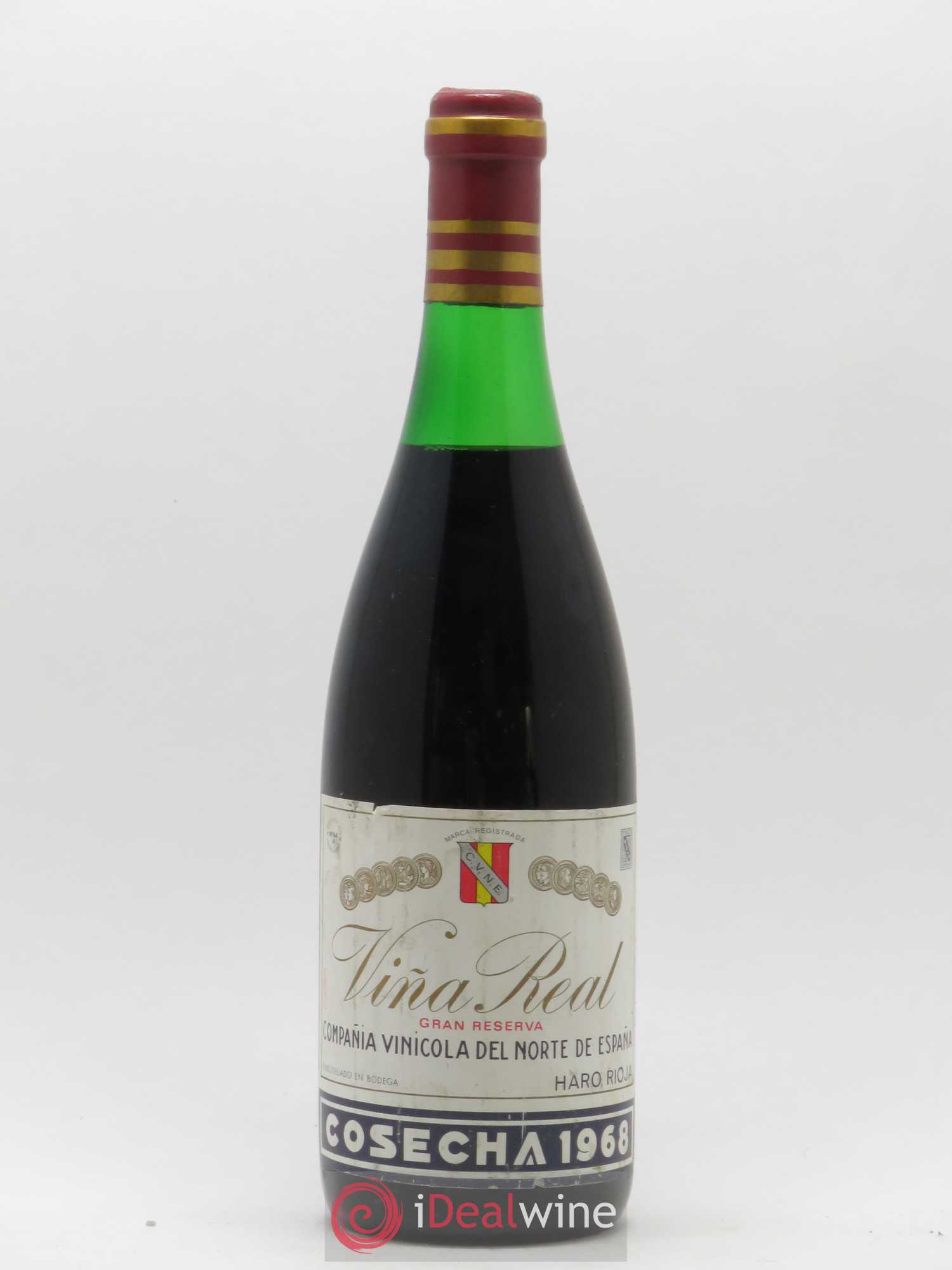 Rioja DOCG Vina Real Gran Reserva Compania Vinicola del Norte de Espana 1968 - Lot de 1 bouteille - 0