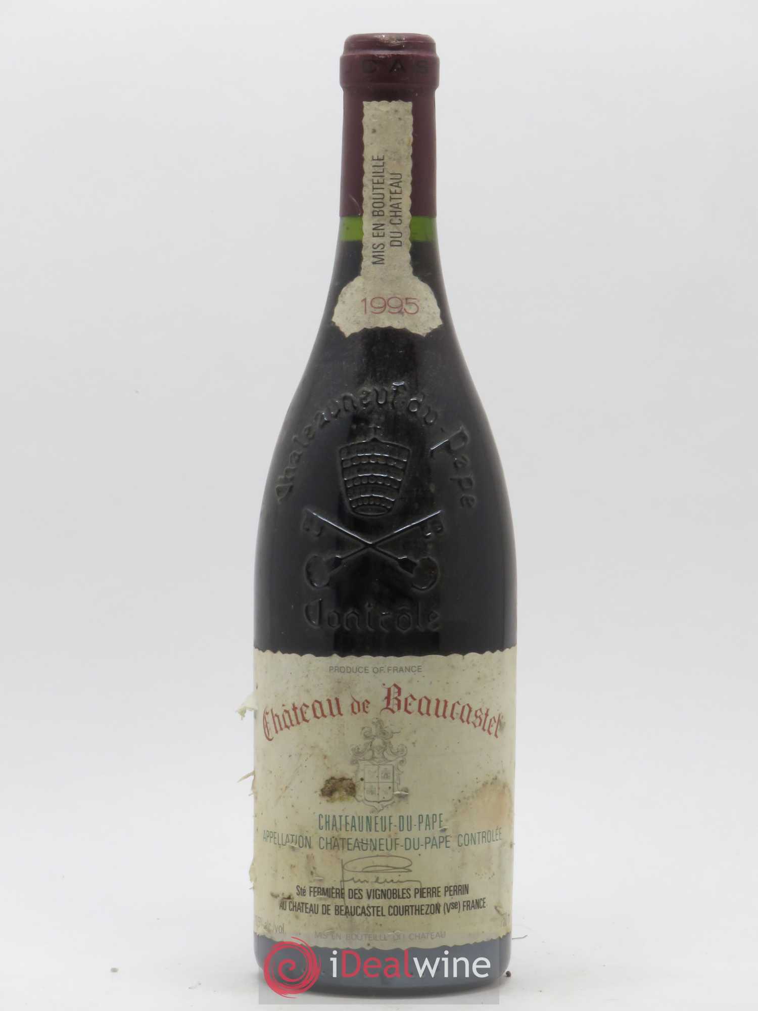 Châteauneuf-du-Pape Château de Beaucastel Famille Perrin 1995 - Lot de 1 bouteille - 0
