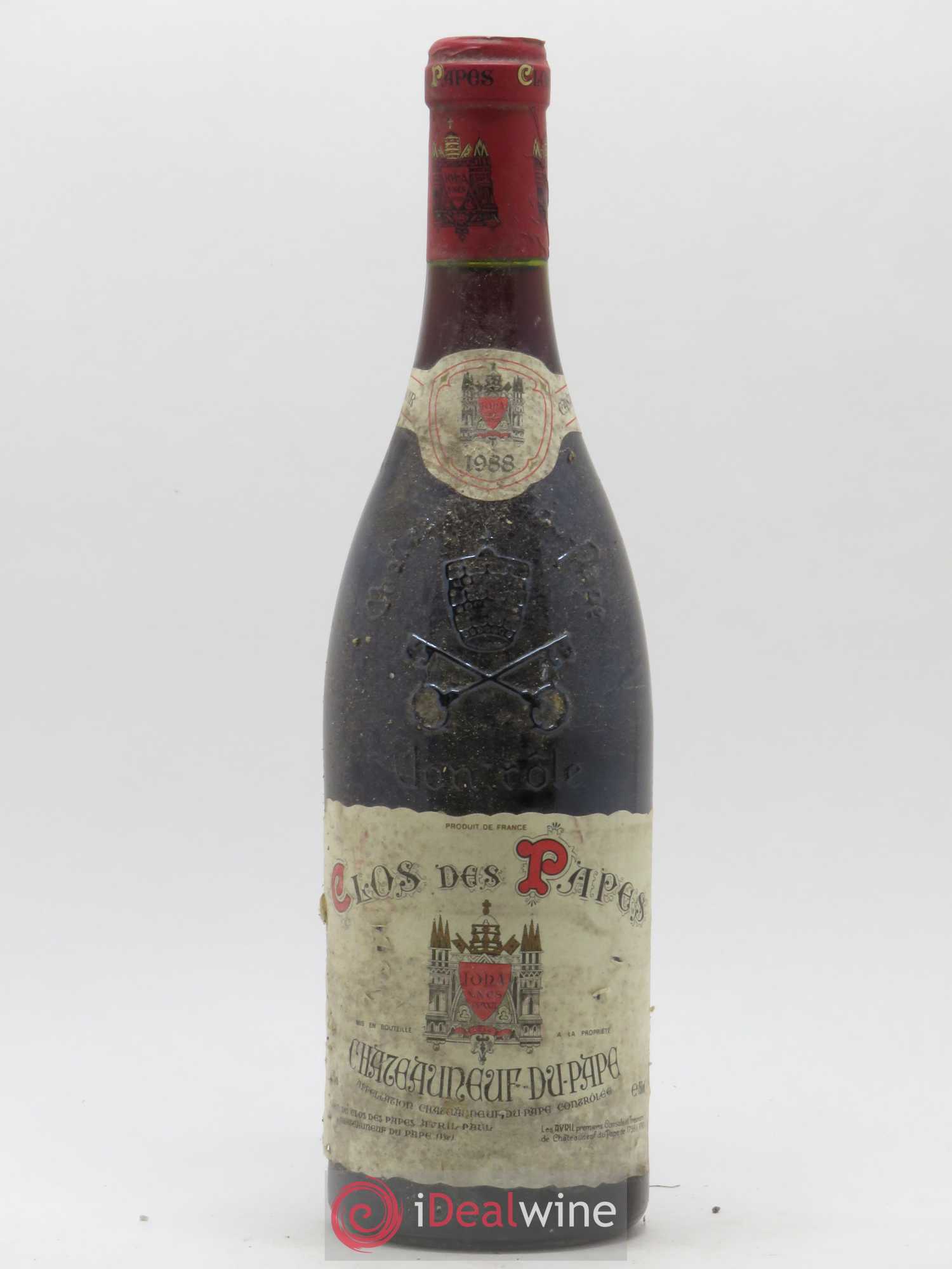 Châteauneuf-du-Pape Clos des Papes - Paul Avril 1988 - Lot de 1 bouteille - 0