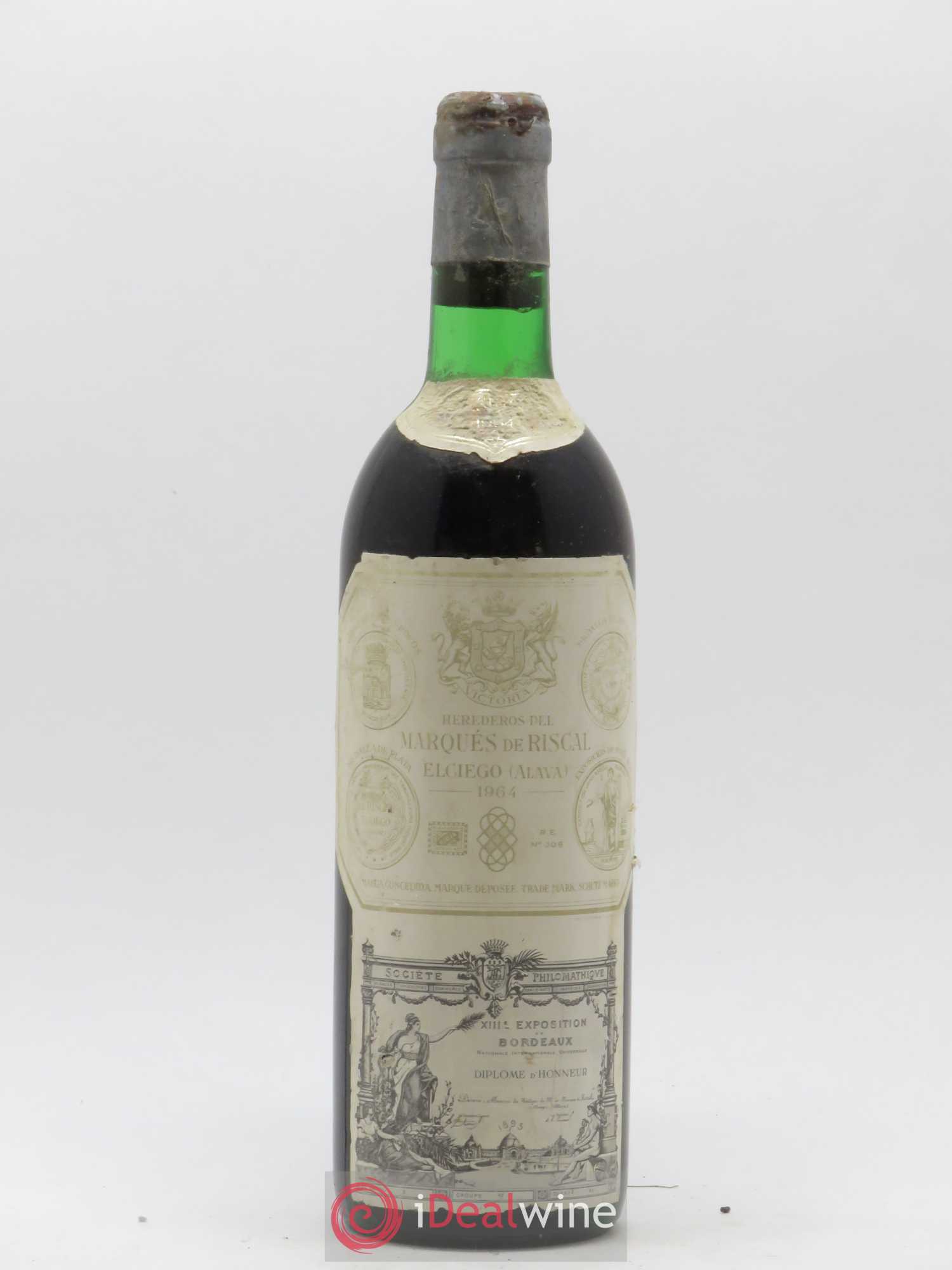 Rioja DOCA Reserva Marqués de Riscal 1964 - Lotto di 1 bottiglia - 0