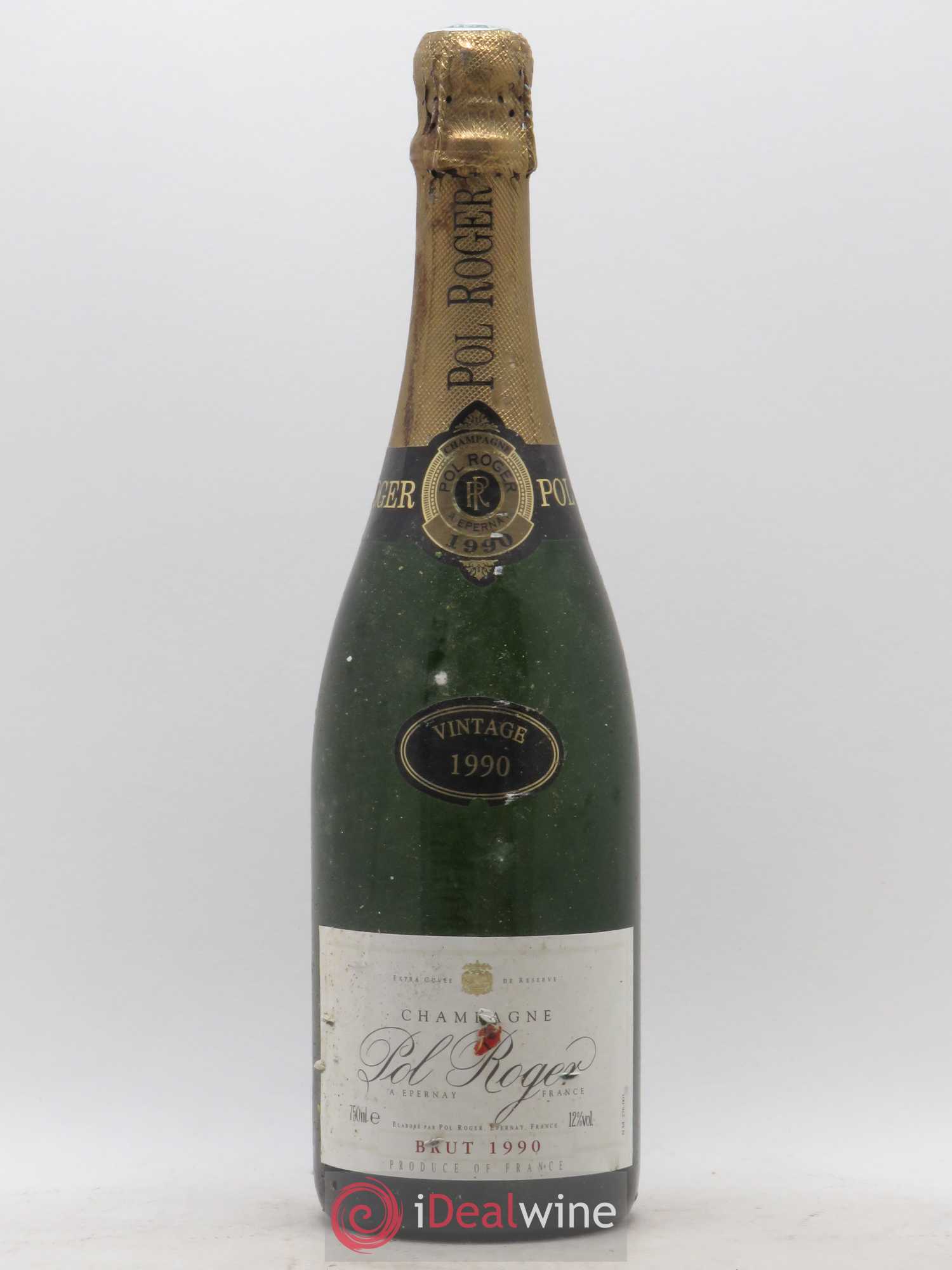 Brut Vintage Pol Roger 1990 - Lot de 1 bouteille - 0