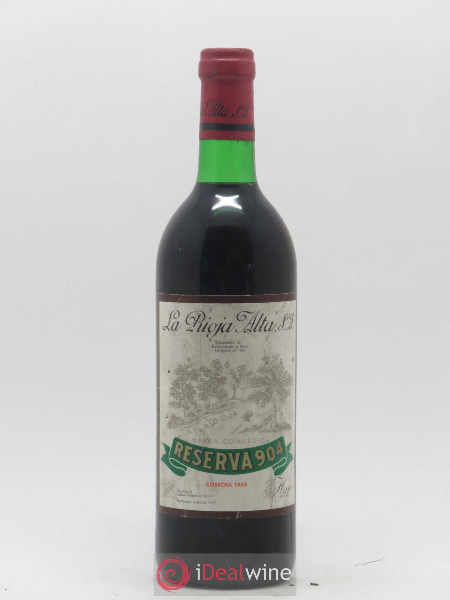 Rioja DOCa Gran Reserva 904 La Rioja Alta 1968 - Lotto di 1 bottiglia - 0