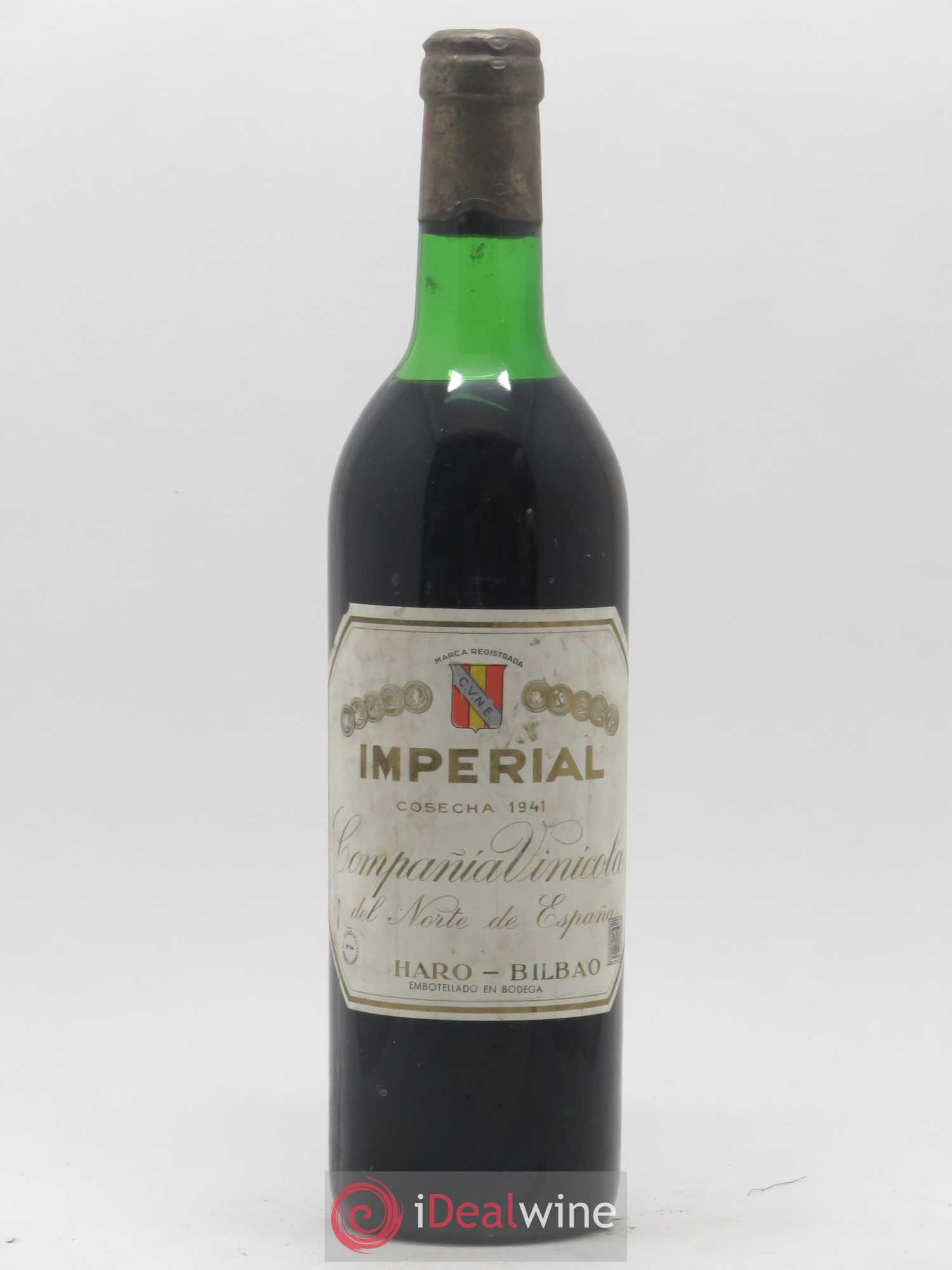 Rioja DOCA Imperial Compania Vinicola del Norte de Espana 1941 - Lot de 1 bouteille - 0
