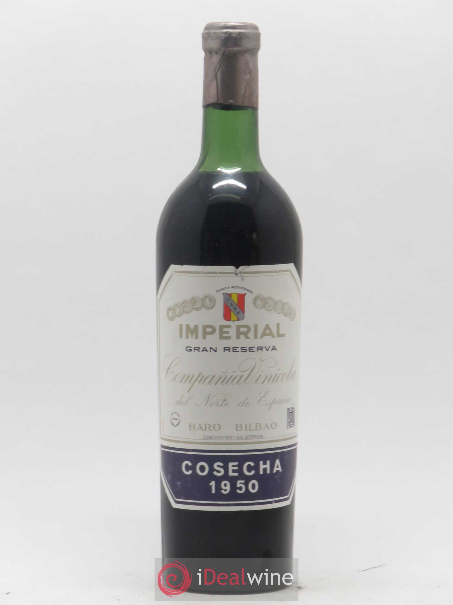 Rioja DOCG Imperial Gran Reserva Compania Vinicola del Norte de Espana 1950 - Lot de 1 bouteille - 0