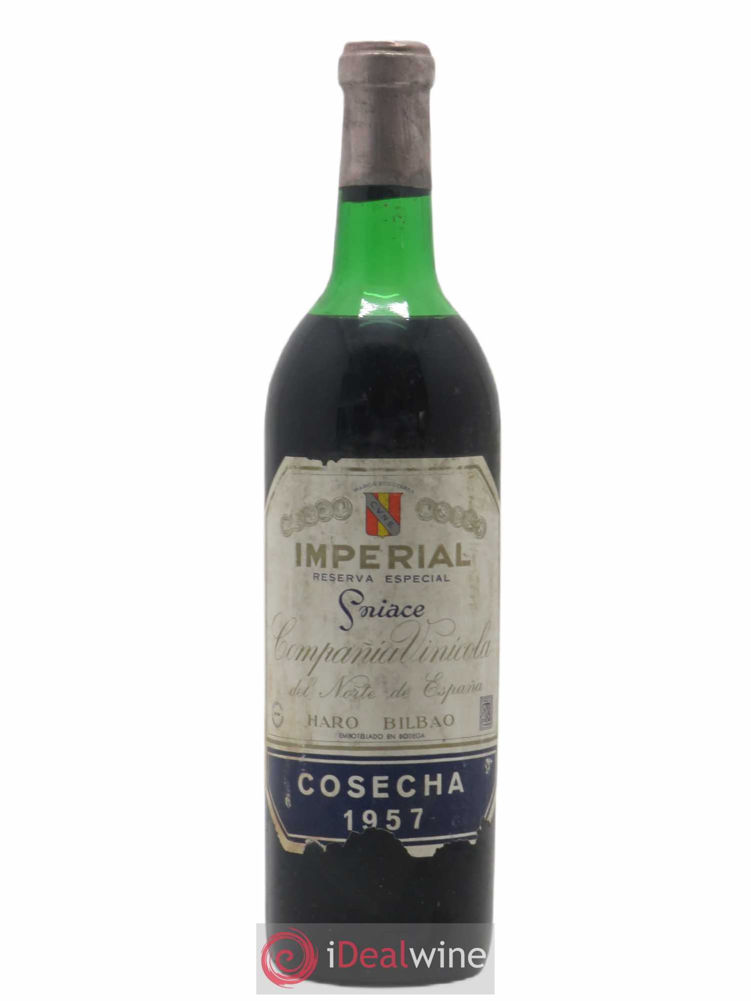 Rioja Imperial Reserva Compania Vinicola del Norte de Espana 1957 - Lot de 1 bouteille - 0