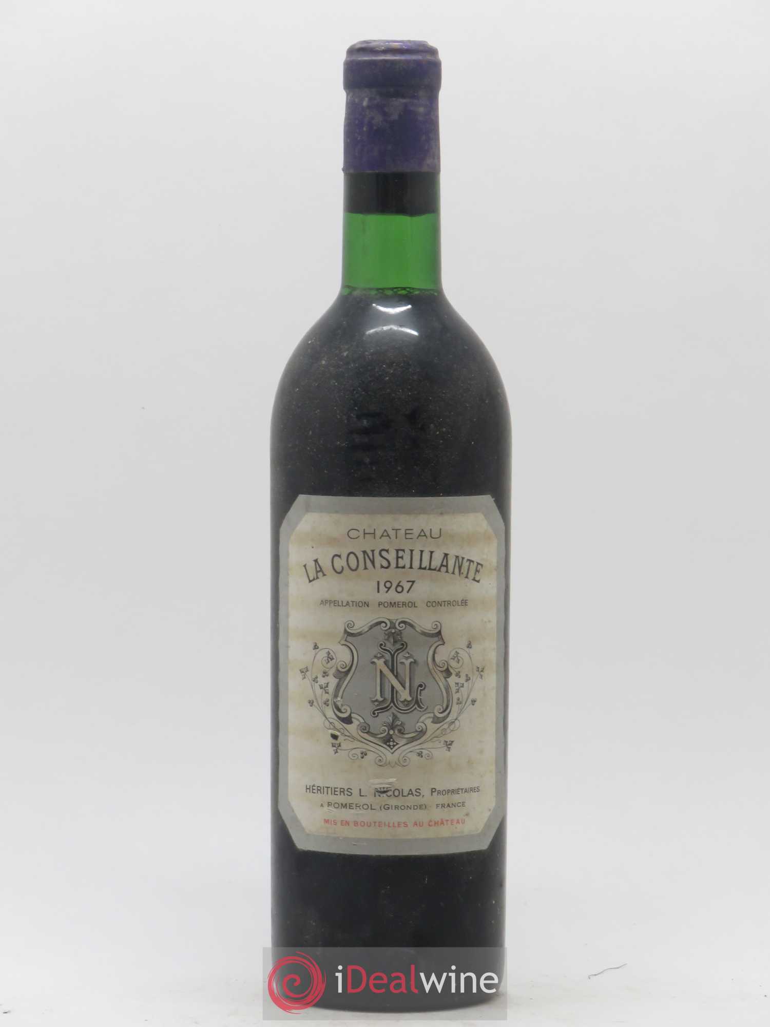 Château la Conseillante 1967 - Lot de 1 bouteille - 0