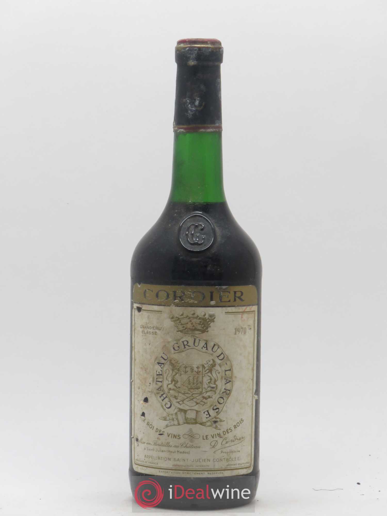 Château Gruaud Larose 2ème Grand Cru Classé 1970 - Lot de 1 bouteille - 0