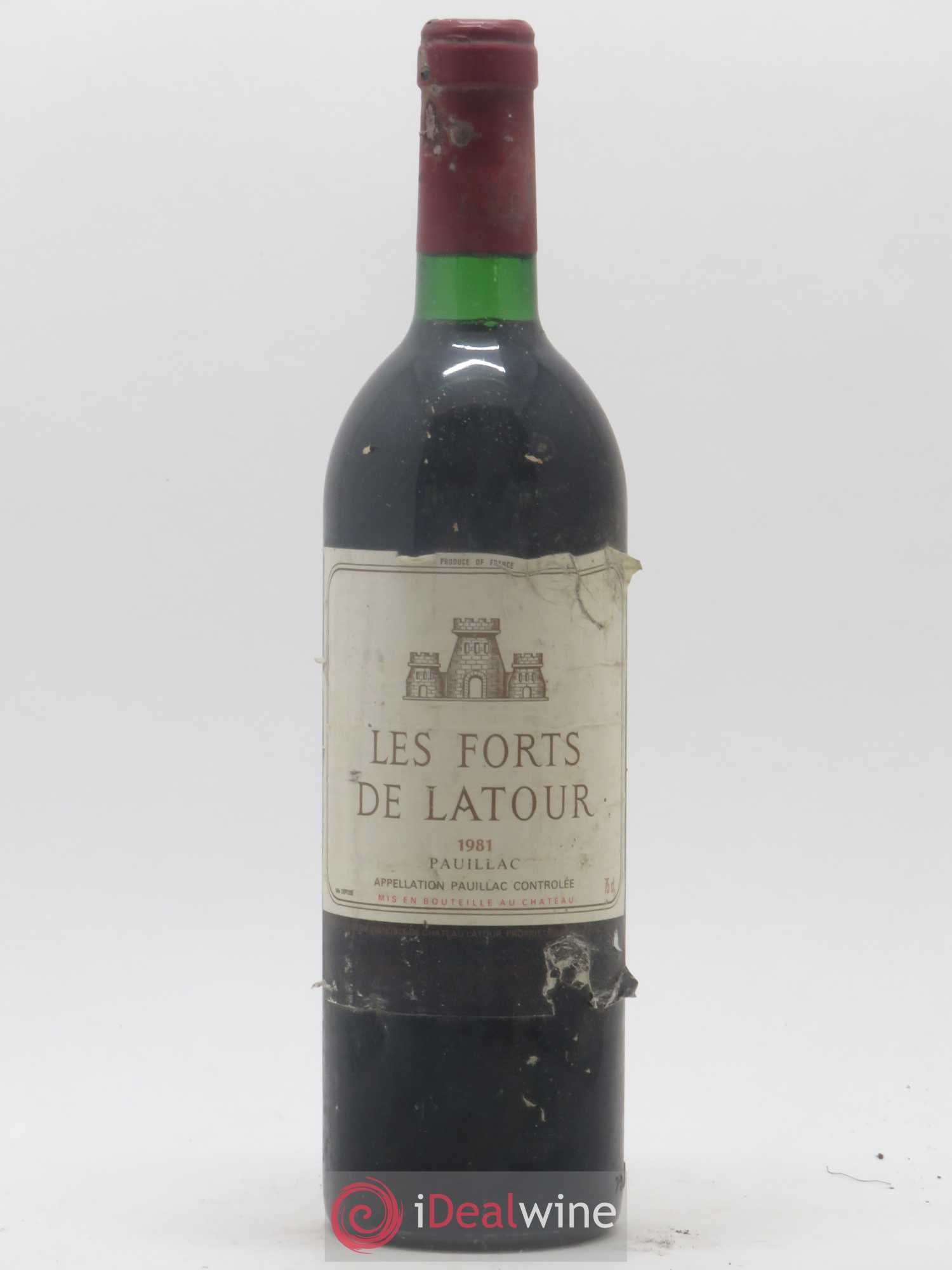Les Forts de Latour Second Vin 1981 - Lot de 1 bouteille - 0