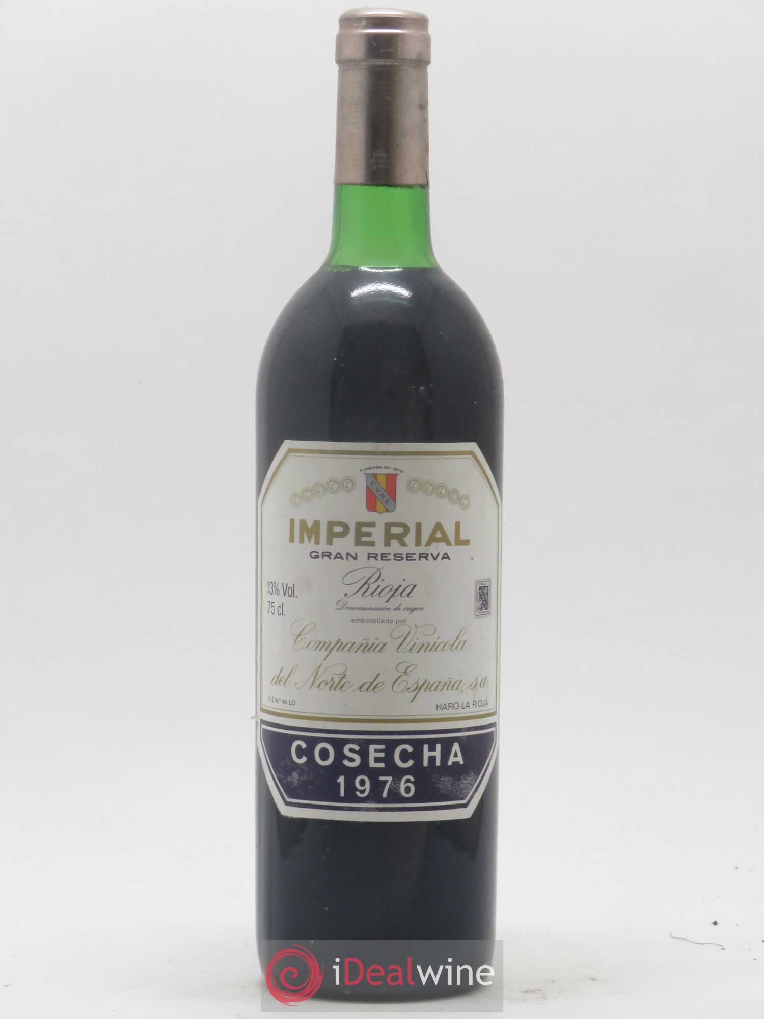 Rioja DOCG Imperial Gran Reserva Compania Vinicola del Norte de Espana 1976 - Lot de 1 bouteille - 0
