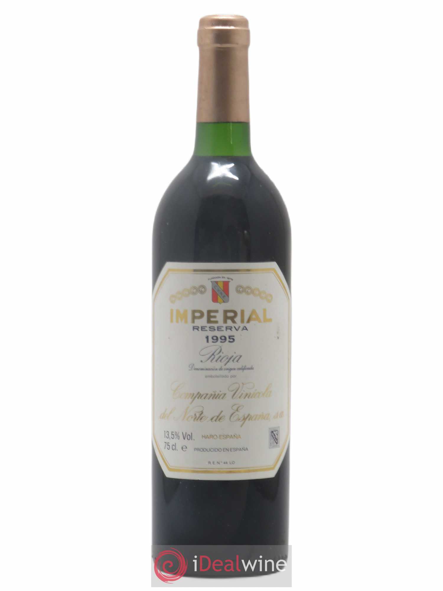 Rioja Imperial Reserva Compania Vinicola del Norte de Espana 1995 - Lot de 1 bouteille - 0