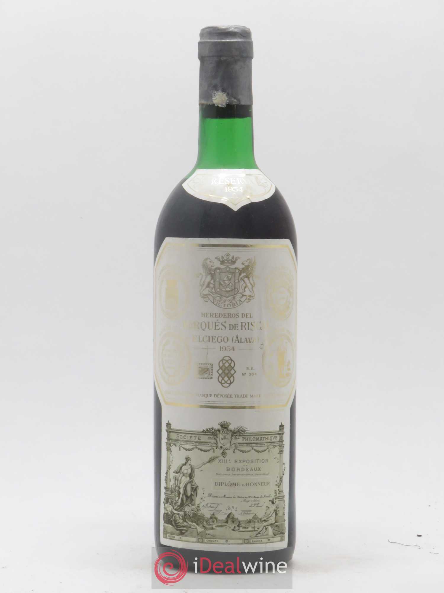 Rioja DOCA Reserva Marqués de Riscal 1954 - Lot de 1 bouteille - 0