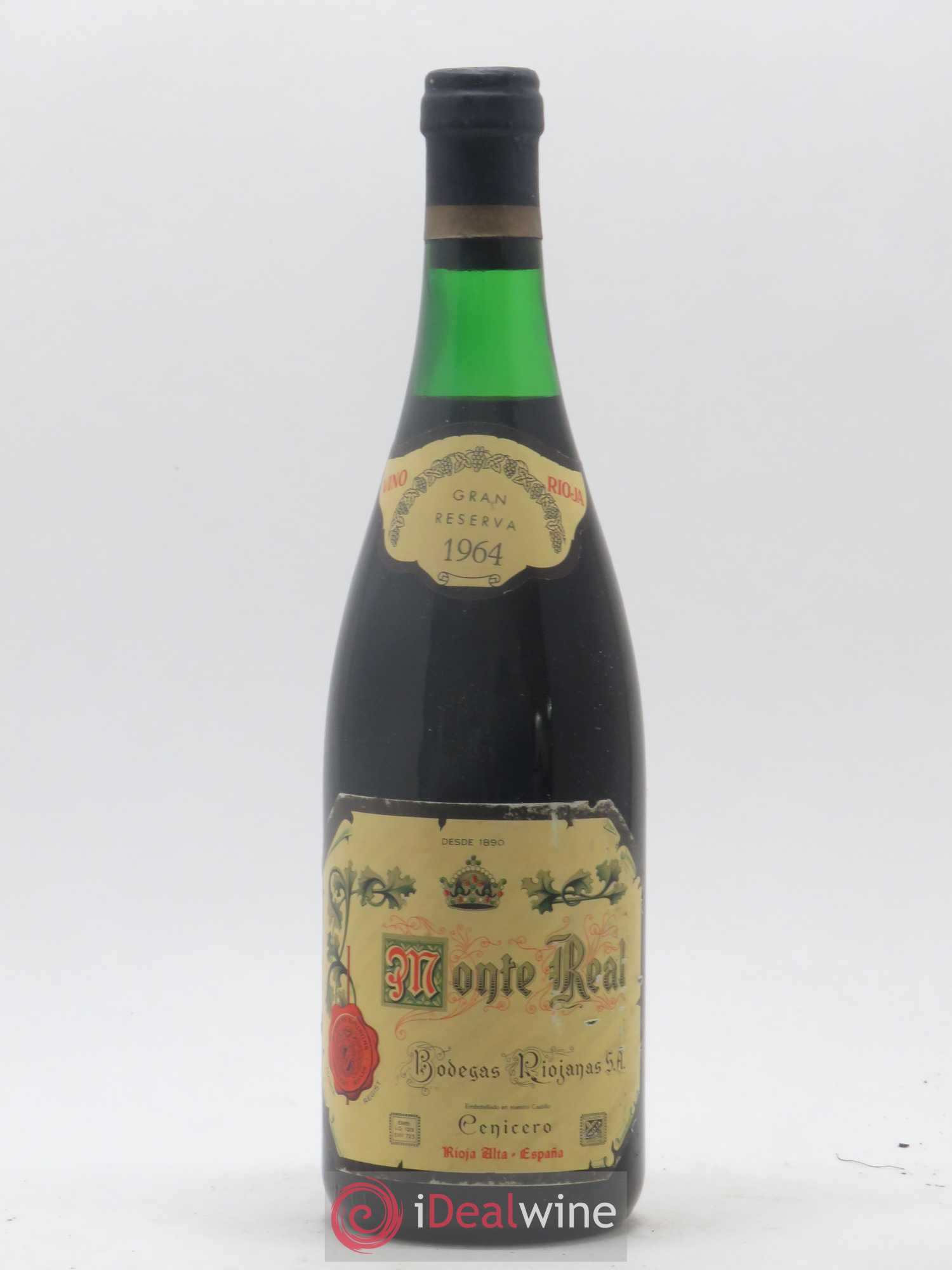Rioja DOCA Monte Real Gran Reserva 1964 - Lot of 1 bottle - 0