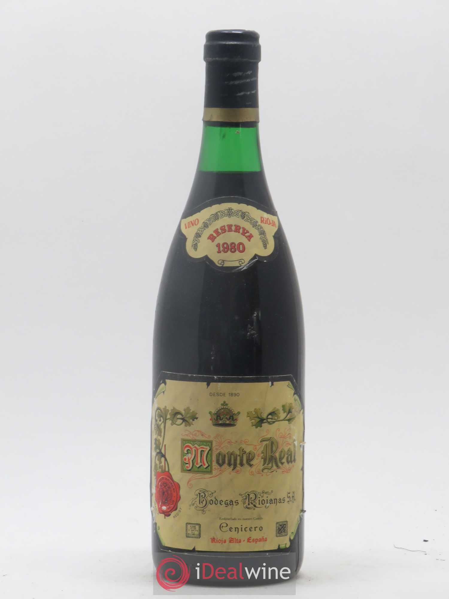 Rioja DOCA Monte Real Reserva 1980 - Lot of 1 bottle - 0